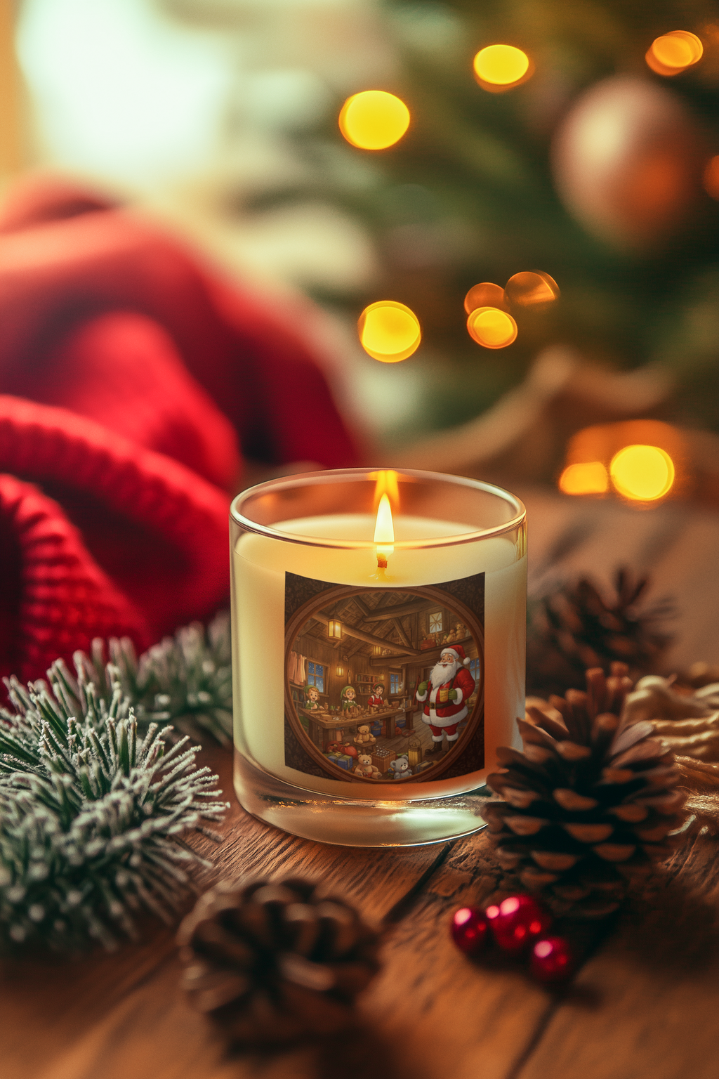 Santa’s Workshop Holiday Candle (4oz & 9oz)