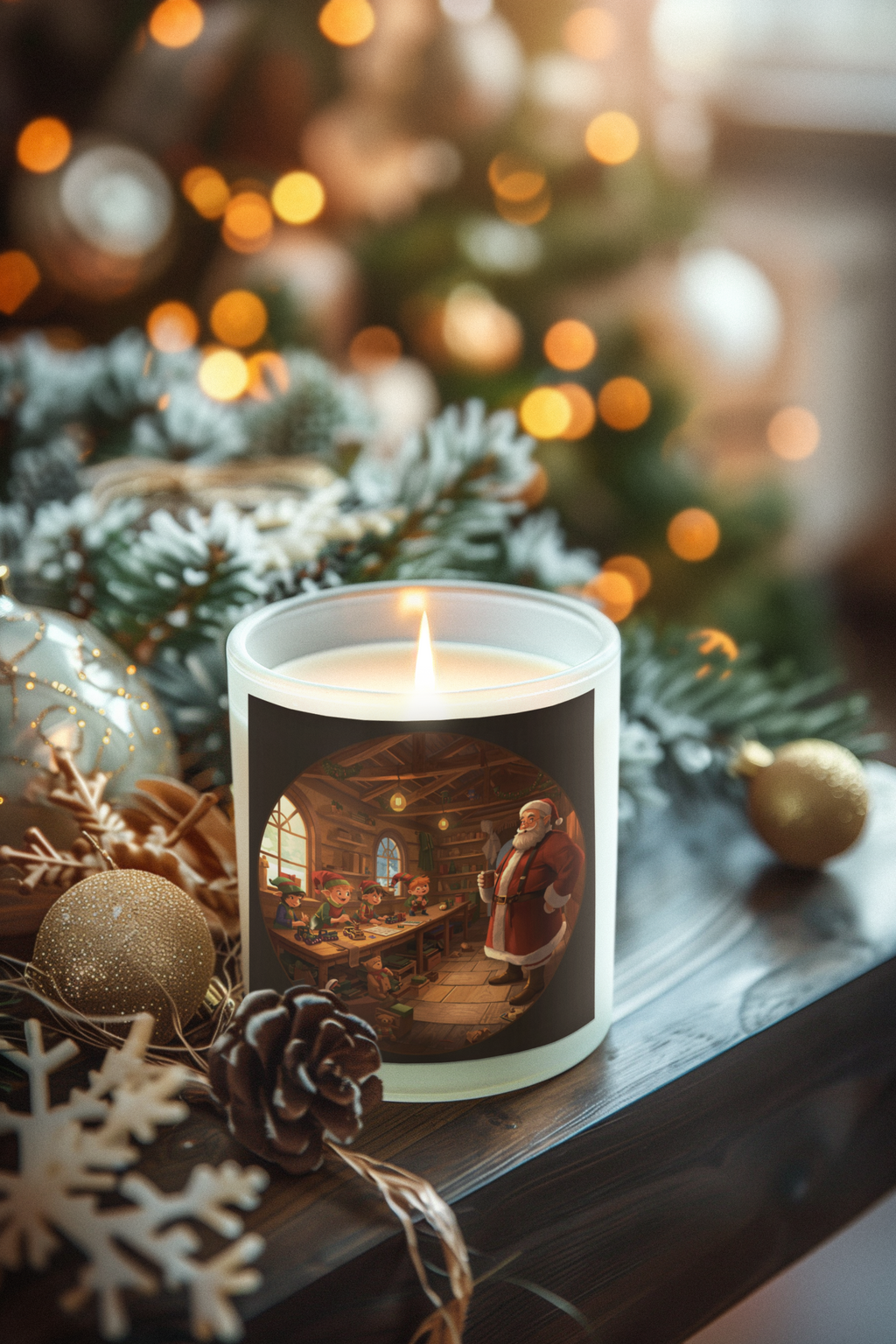 Santa’s Workshop - Holiday Candle