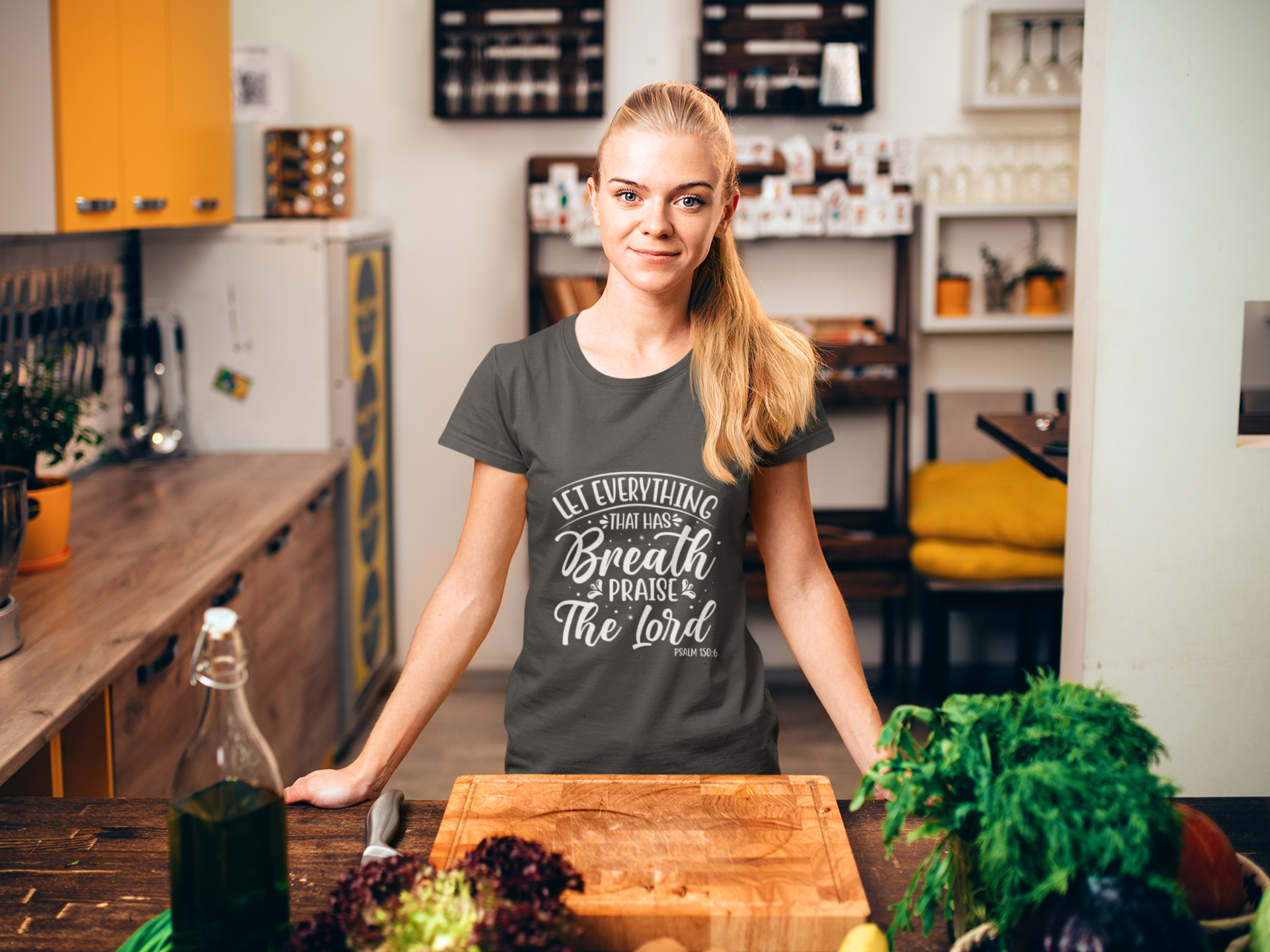 Praise the Lord – Psalm 150:6 Christian T-Shirt