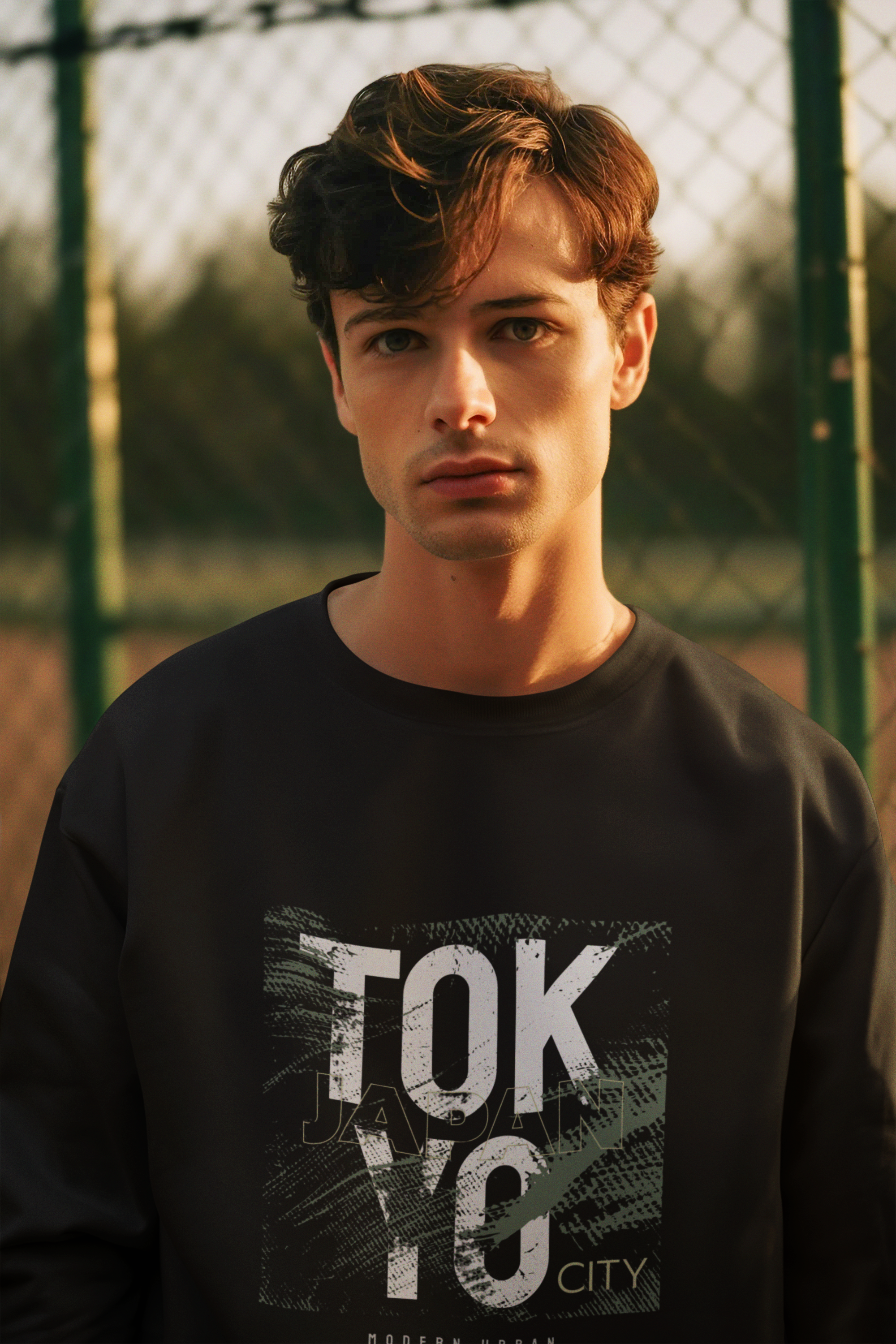Tokyo Urban Streetwear Crewneck Sweatshirt
