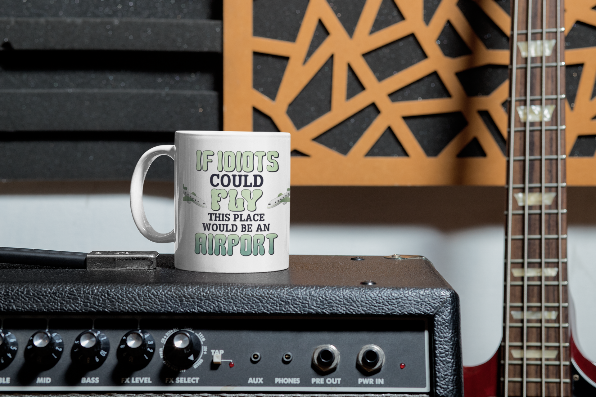 If Idiots Could Fly Mug – Funny Sarcastic Coffee Cup for Work, Office & Home – ZeroFG Humor Gift