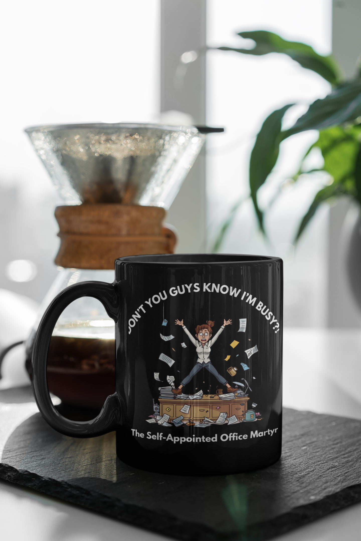 Don’t You Guys Know I’m Busy?! – The Office Martyr Mug | Funny Workplace Gift, Coworker Coffee Cup