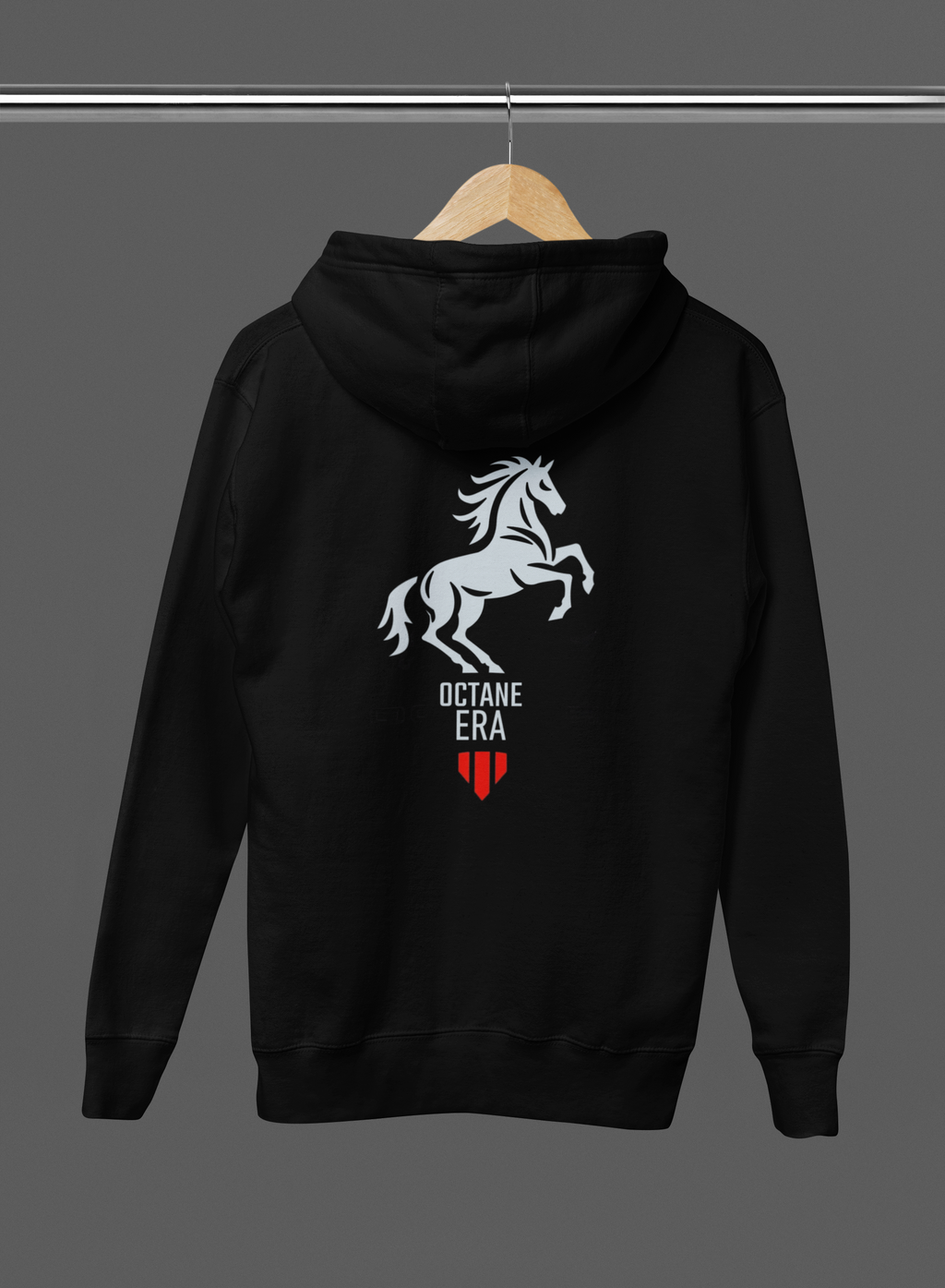 Horse Emblem Hoodie — Octane Era Logo Pullover