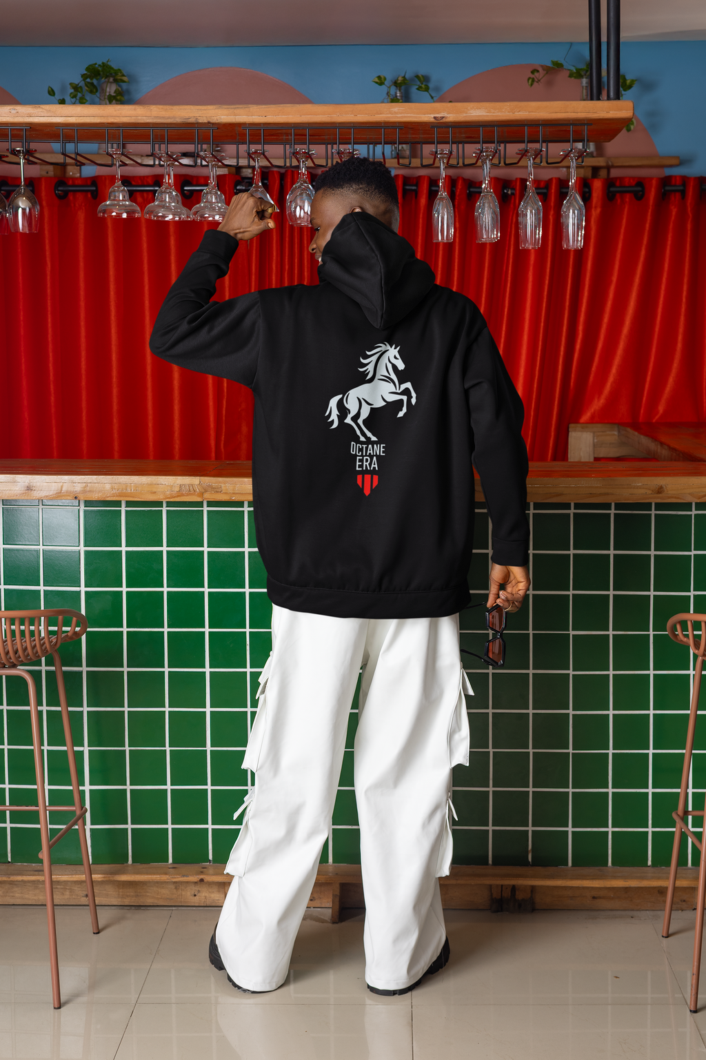 Horse Emblem Hoodie — Octane Era Logo Pullover