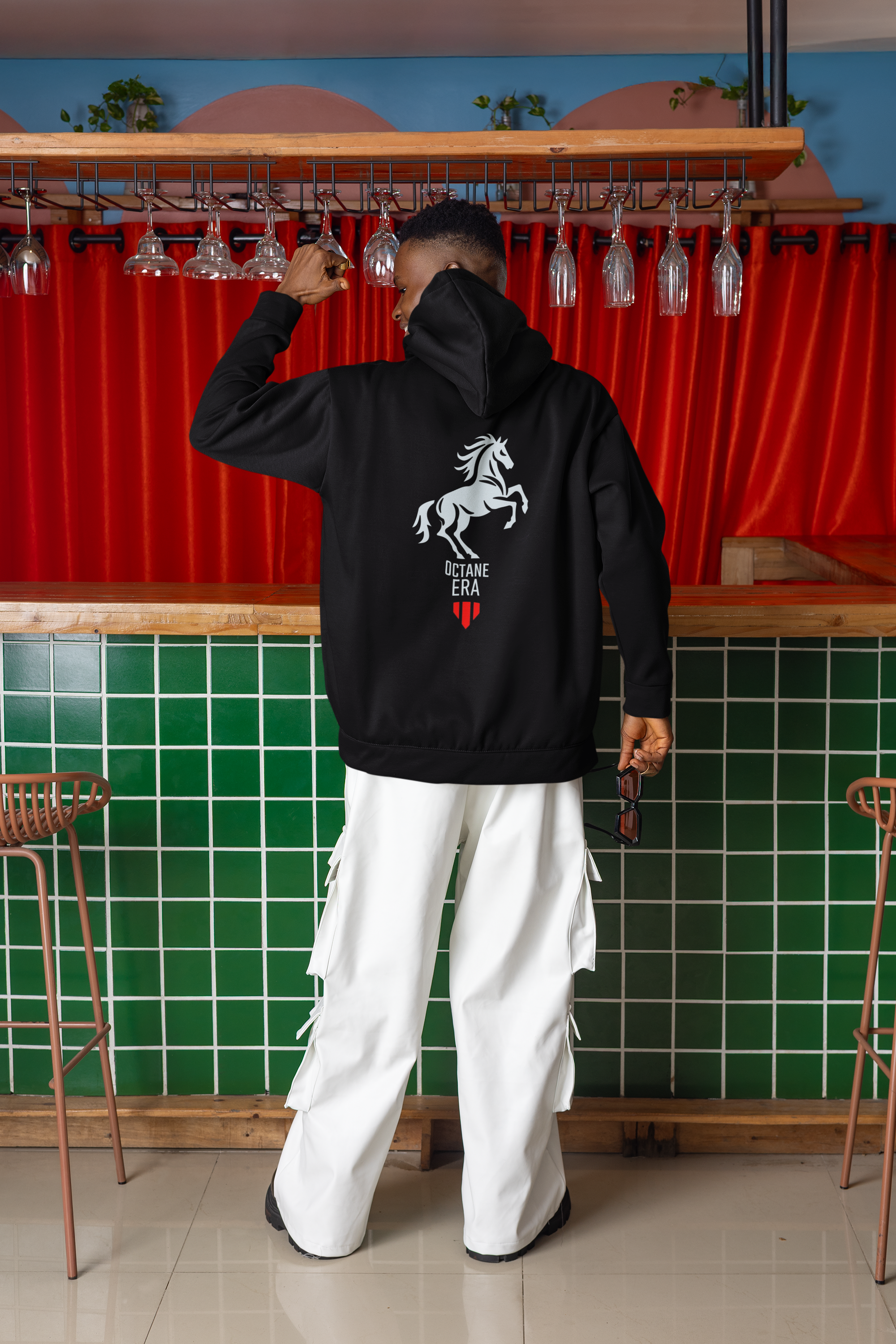 Horse Emblem Hoodie — Octane Era Logo Pullover