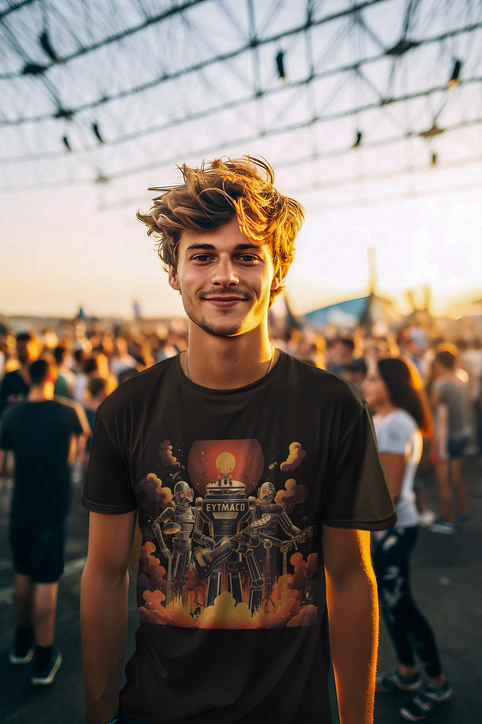 Zero FG “Machine Noise” Unisex Graphic T-Shirt