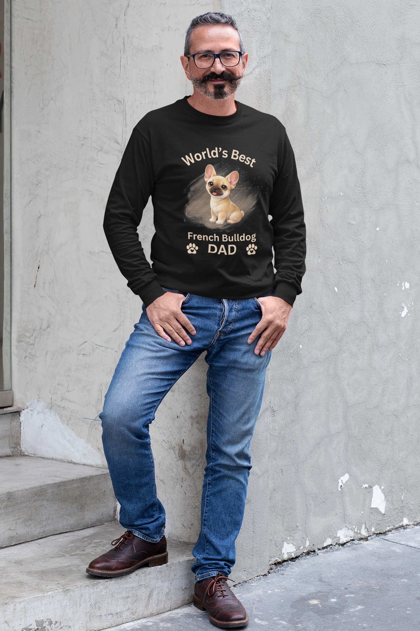 World's Best French Bulldog Dad Sweatshirt
