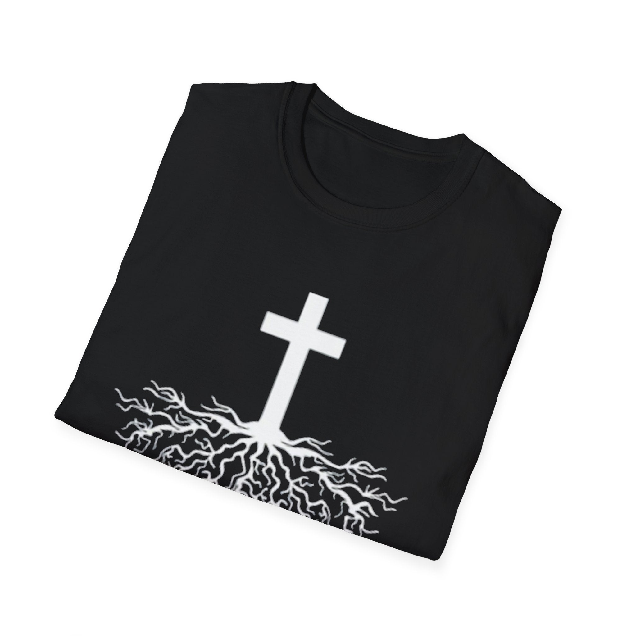 John 3:16 Cross Roots T-Shirt — Christian Faith Tee