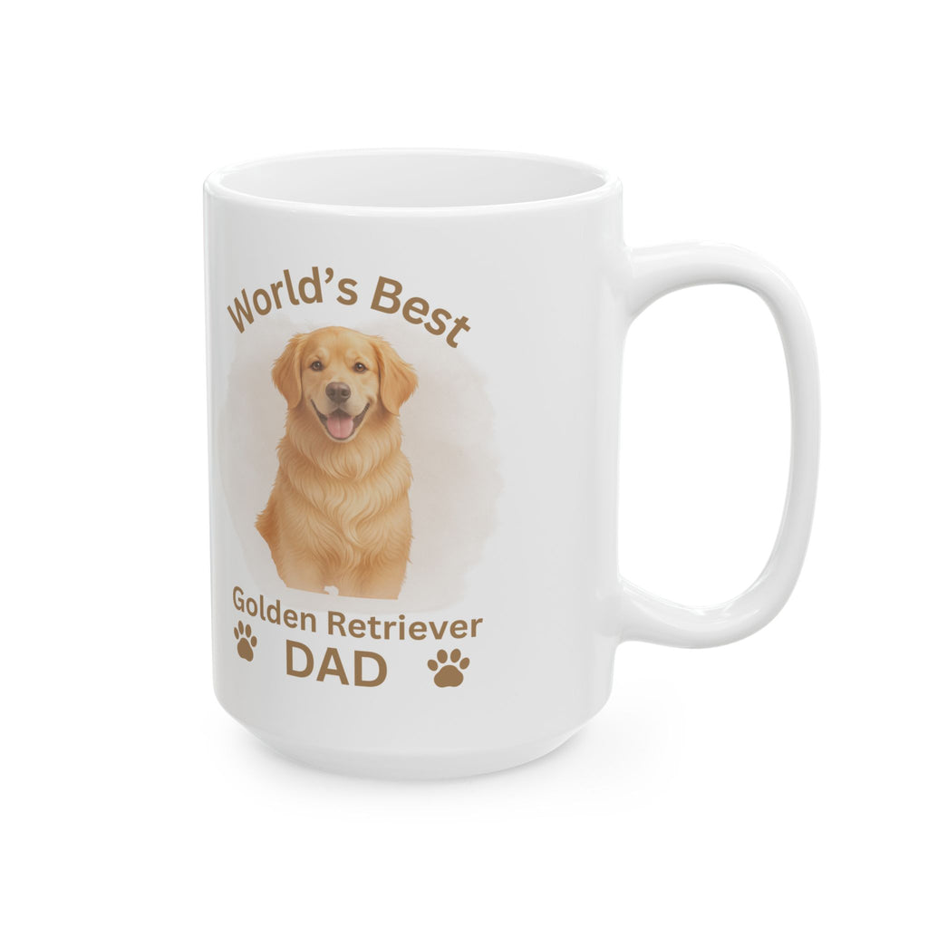 World’s Best Golden Retriever Dad - Premium Ceramic Mug