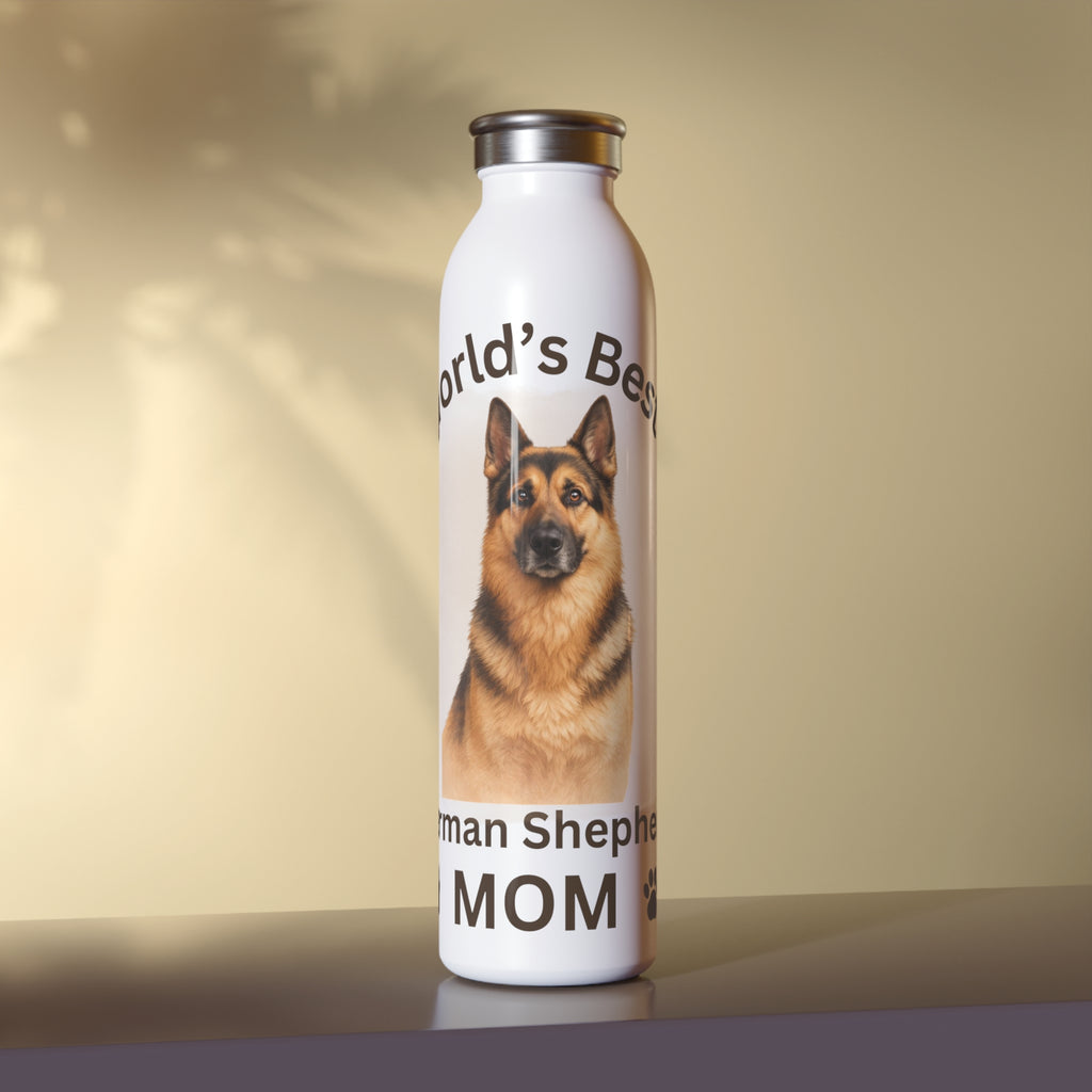 German Shepherd Mom - Premium Slim Stainless Water Bottle