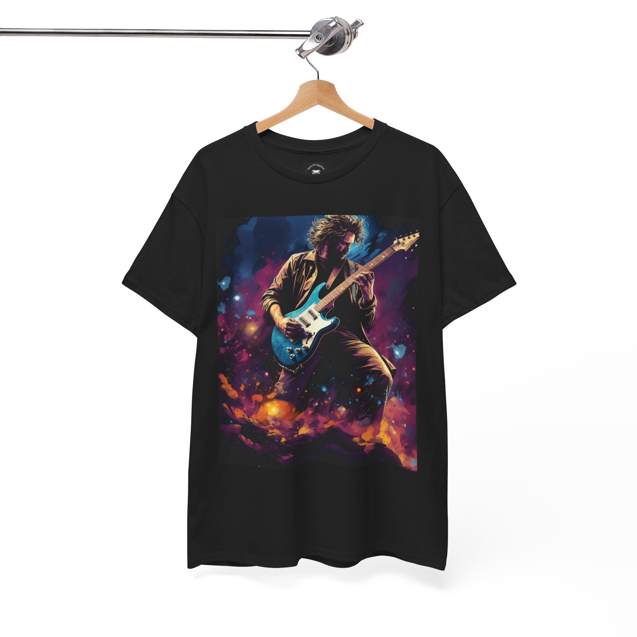 Midnight Riff – Electric Guitar Tee — Cosmic Rock Music T‑Shirt