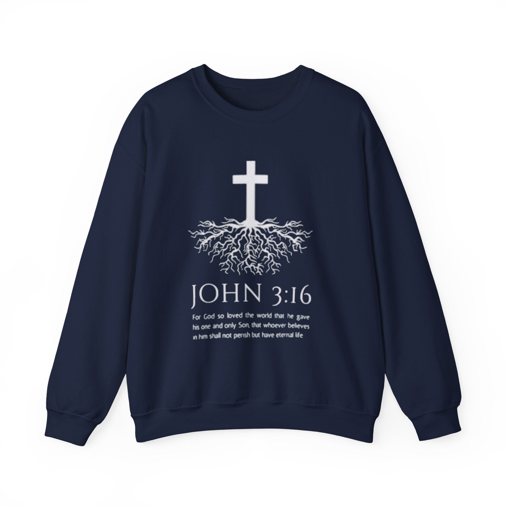 John 3:16 Rooted in Faith Premium Sweatshirt