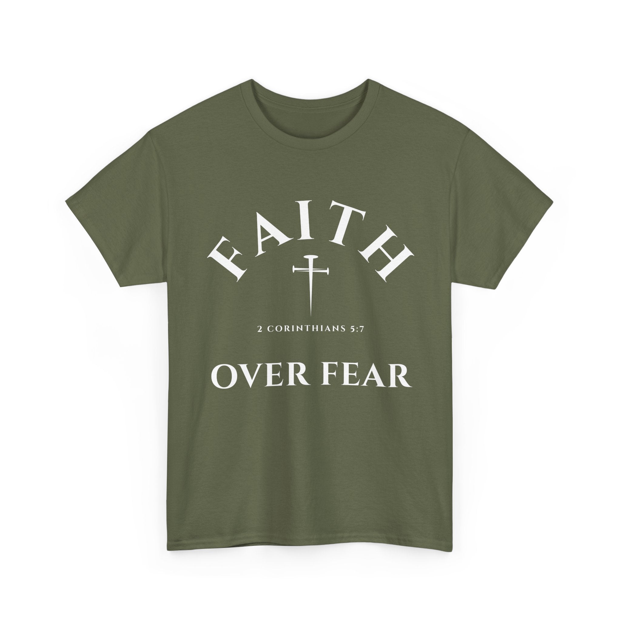 Faith Over Fear — Premium Heavyweight T-Shirt