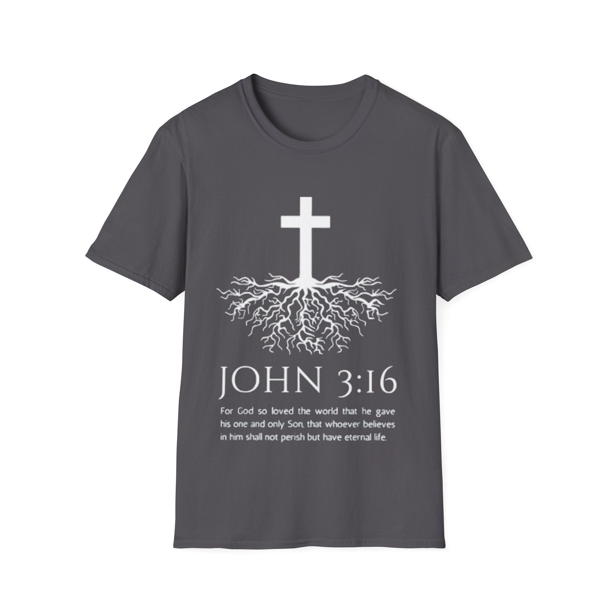 John 3:16 Rooted in Faith Premium Tee