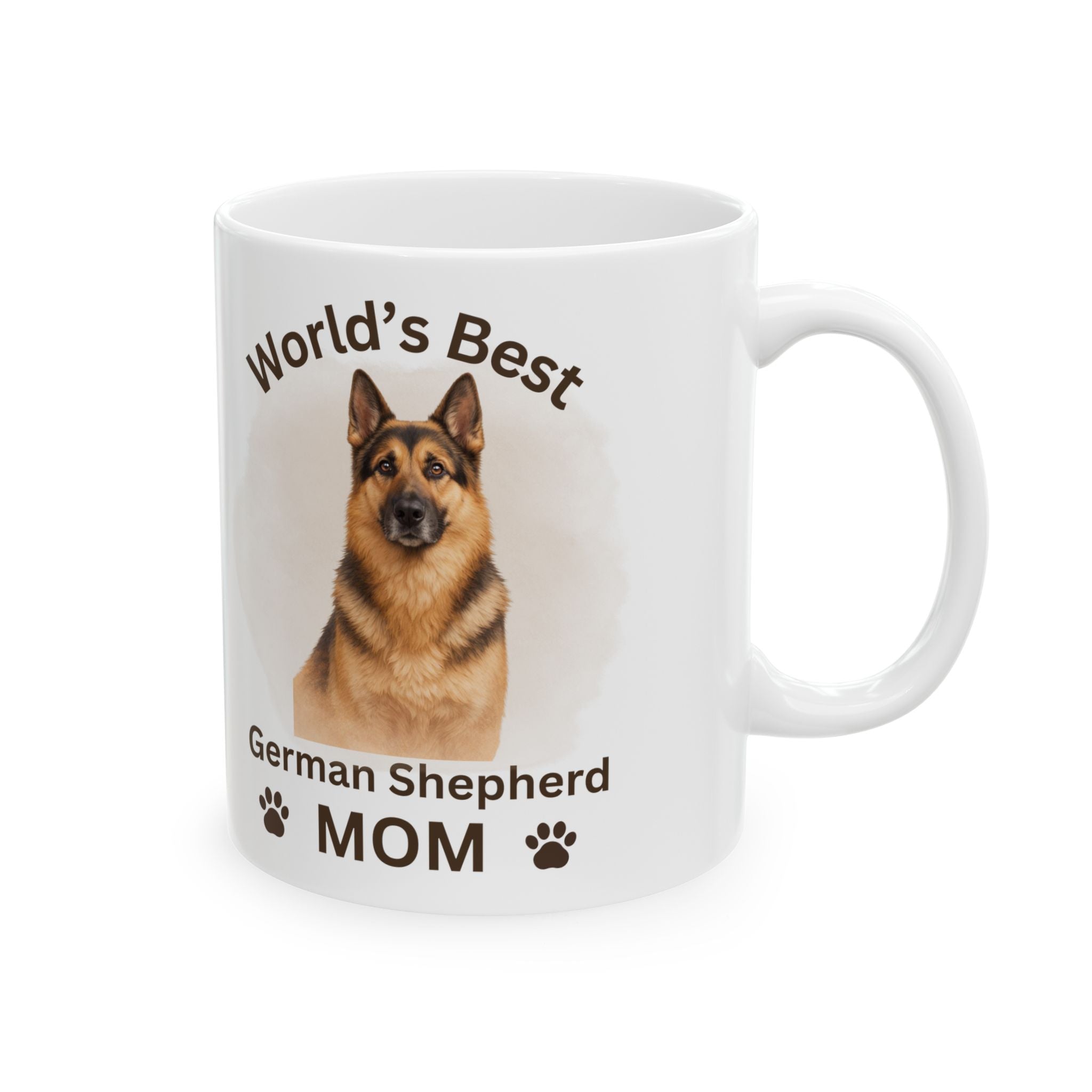 German Shepherd Mom - Premium Ceramic Coffee Mug