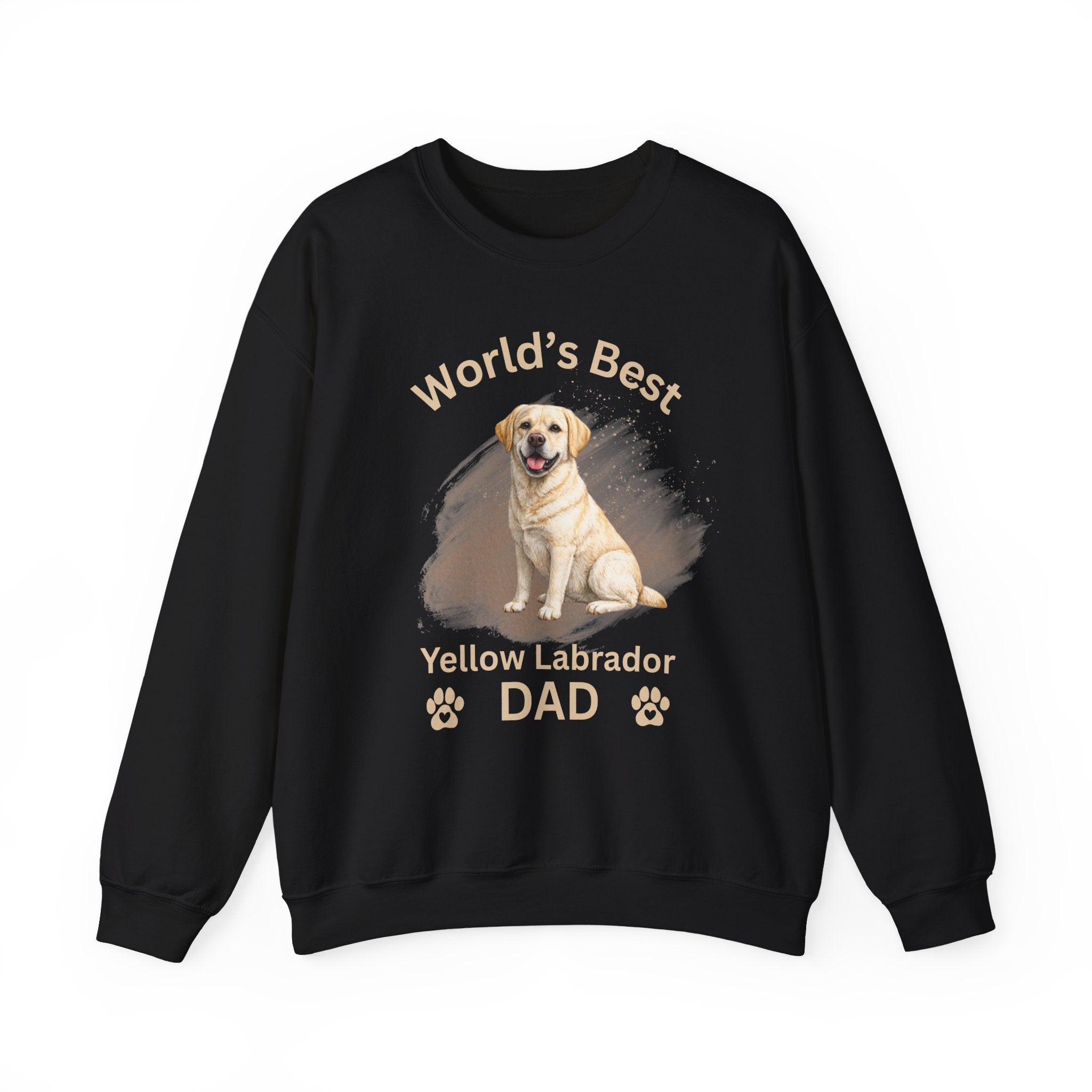 World’s Best Yellow Lab Dad Sweatshirt – Labrador Retriever Dog Dad