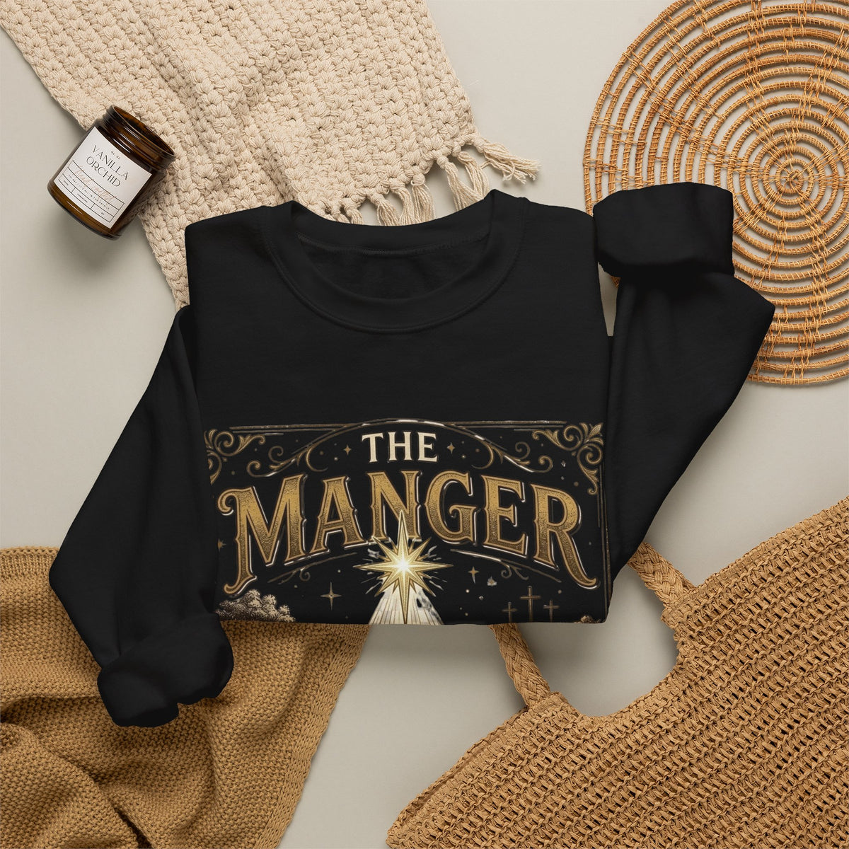 The Manger Was Only the Beginning | Christian Christmas Sweatshirt