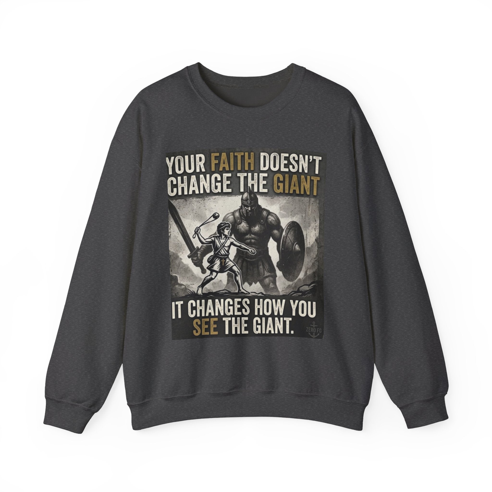 Goliath Hunter Heavyweight Sweatshirt - Faith Perspective Shift