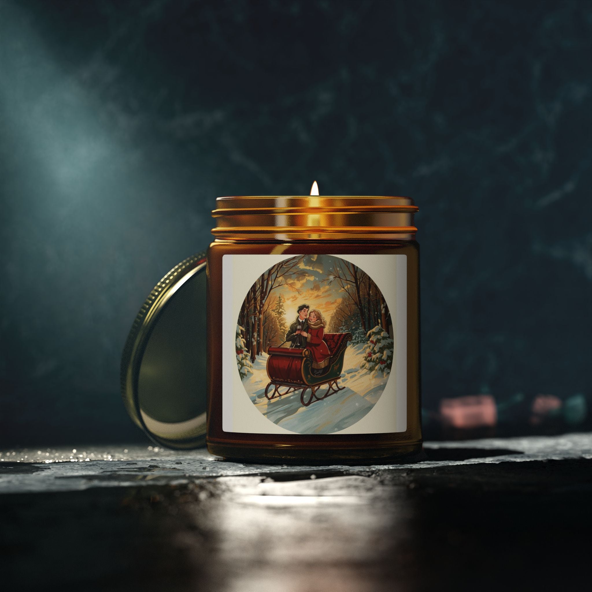 Holiday Sleigh Candle (4oz & 9oz)