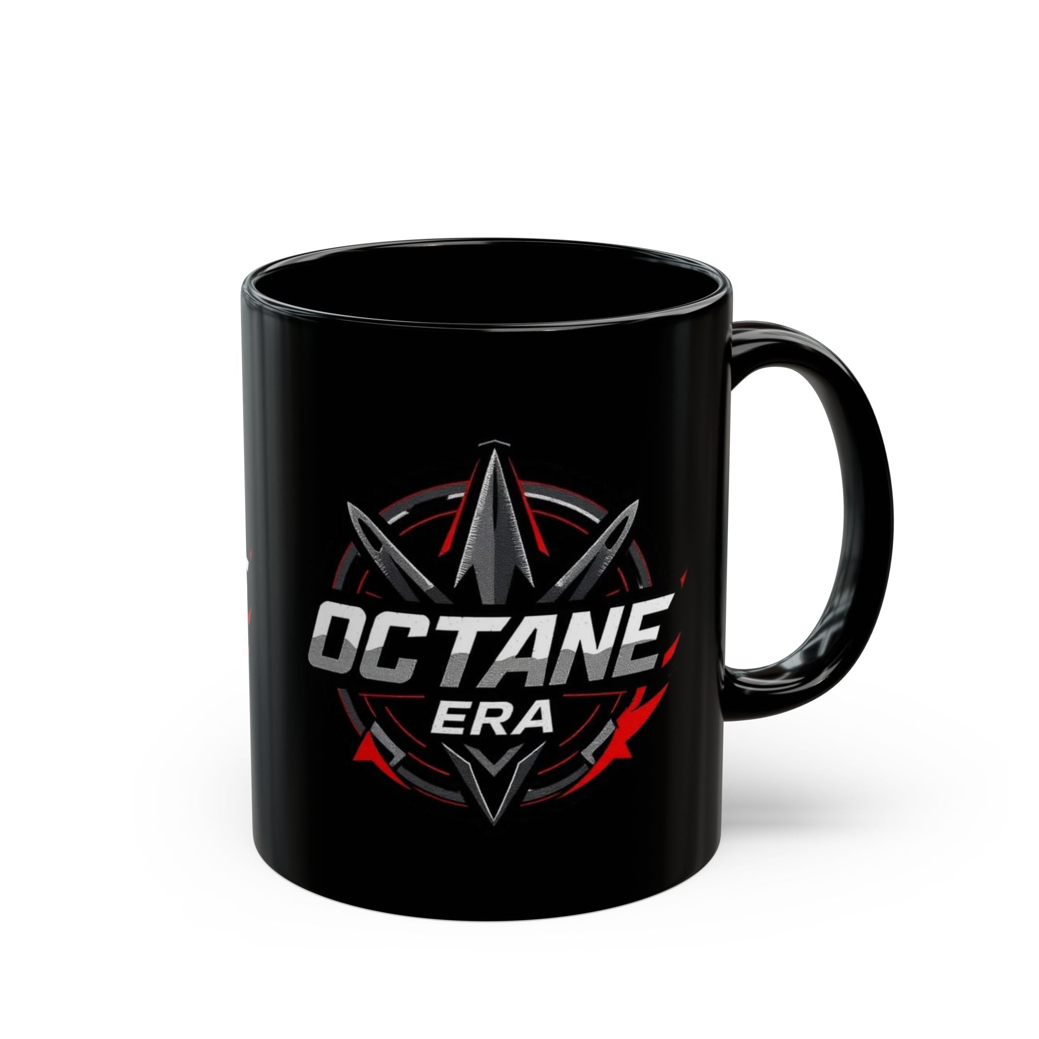 Octane Era Black Mug - Cool Gamer Gift for Coffee Lovers, Perfect for Birthdays, Holidays, Home Office, and Daily Use