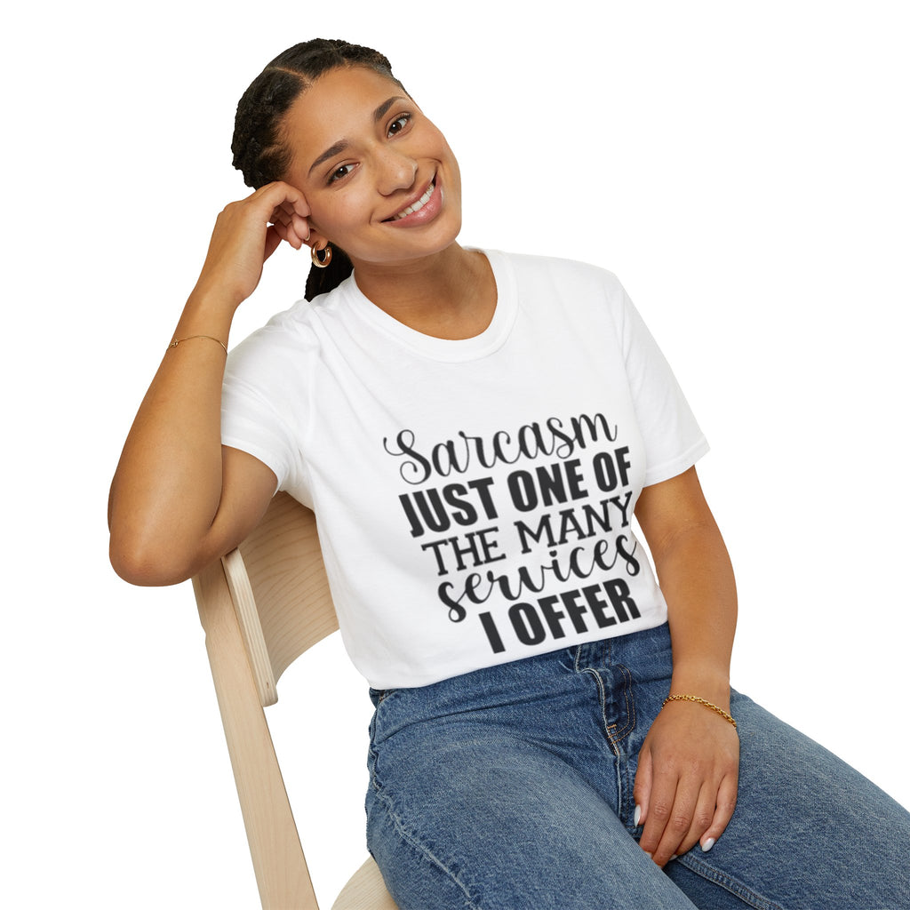Sarcasm Services Unisex Softstyle T-Shirt