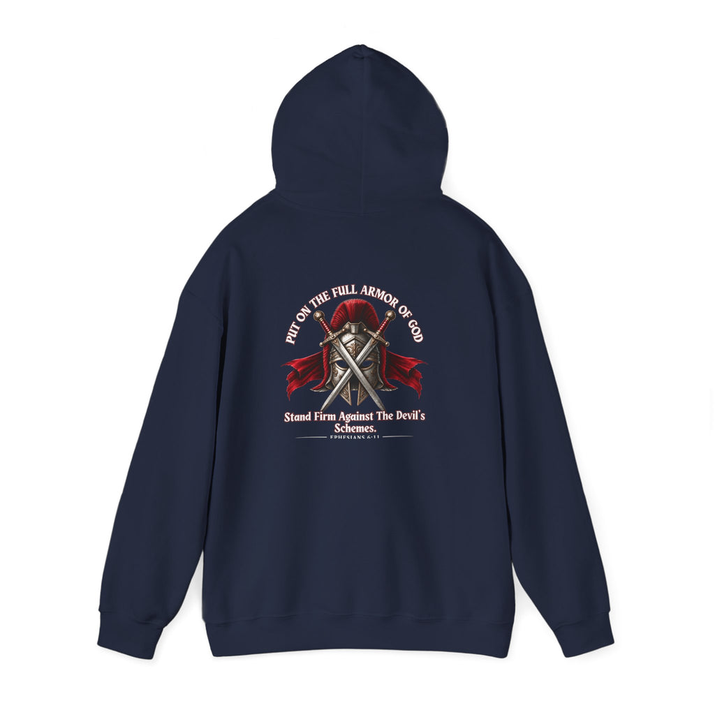 Put On the Full Armor of God Ephesians 6:11 hoodie, another view