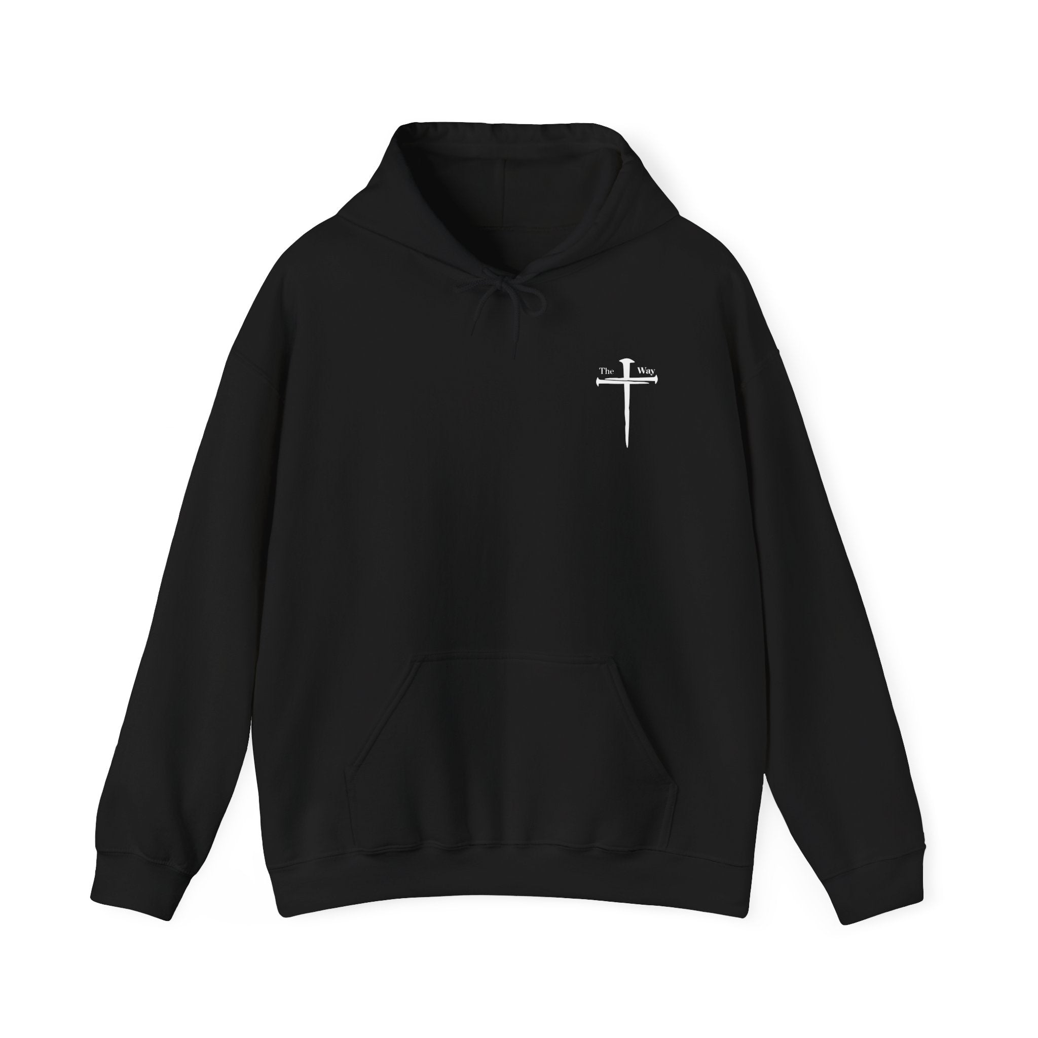 The Way Cross Hoodie – Front & Back Faith Design