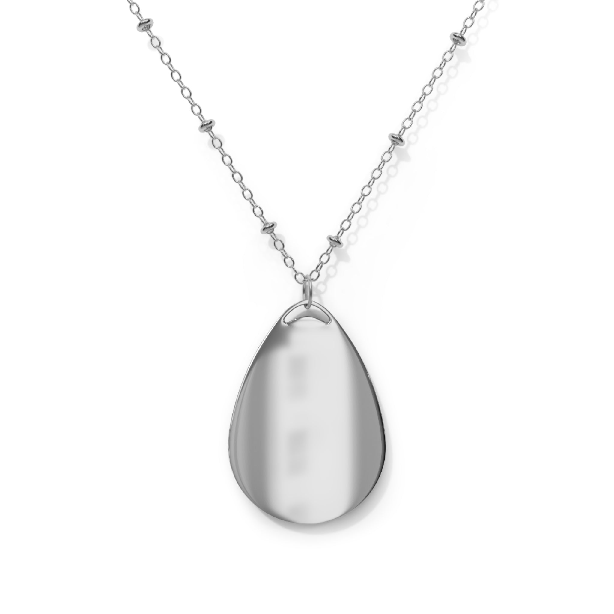 Radiant Cross Teardrop Pendant – A Wearable Reminder of Hope