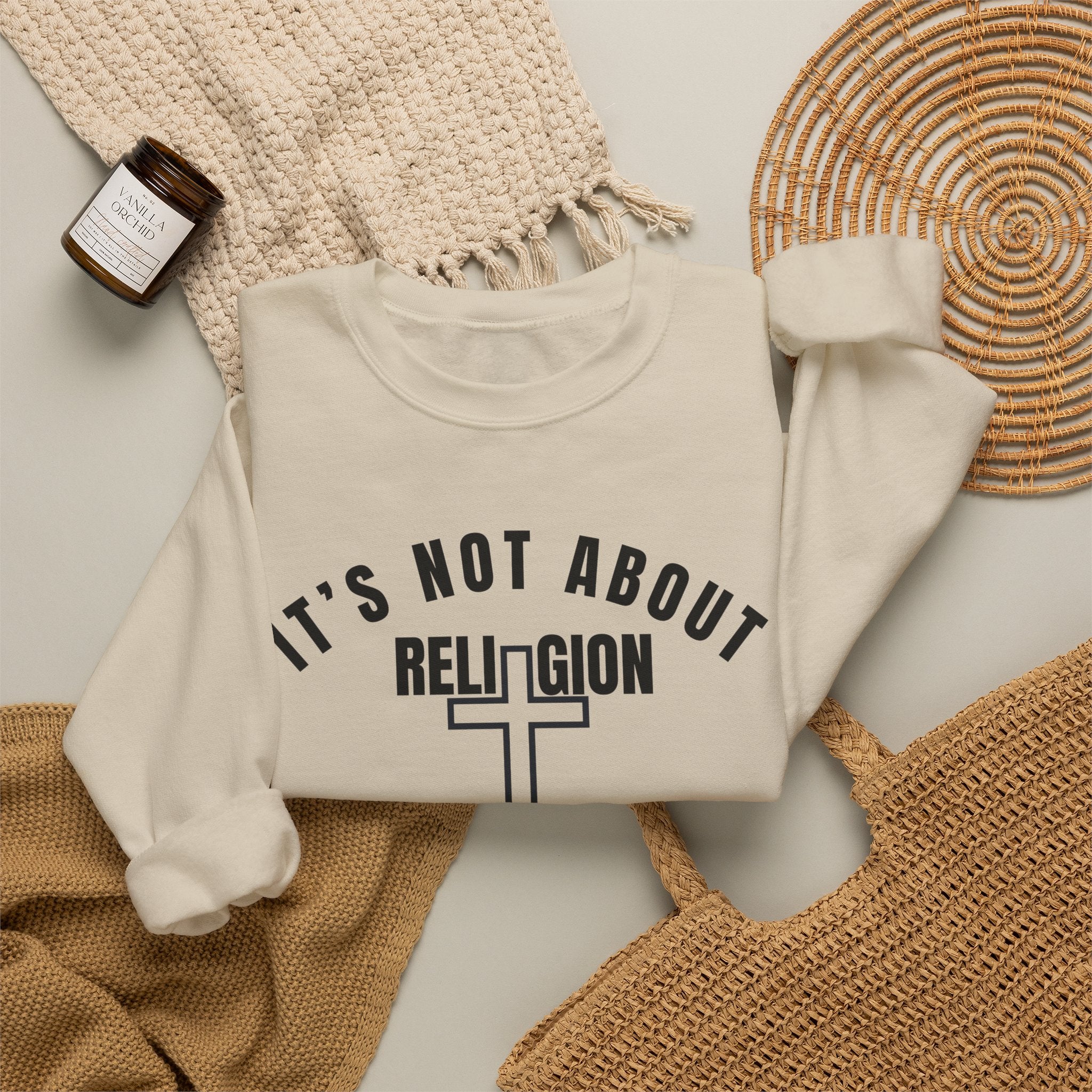Relationship Over Religion Crewneck Sweatshirt