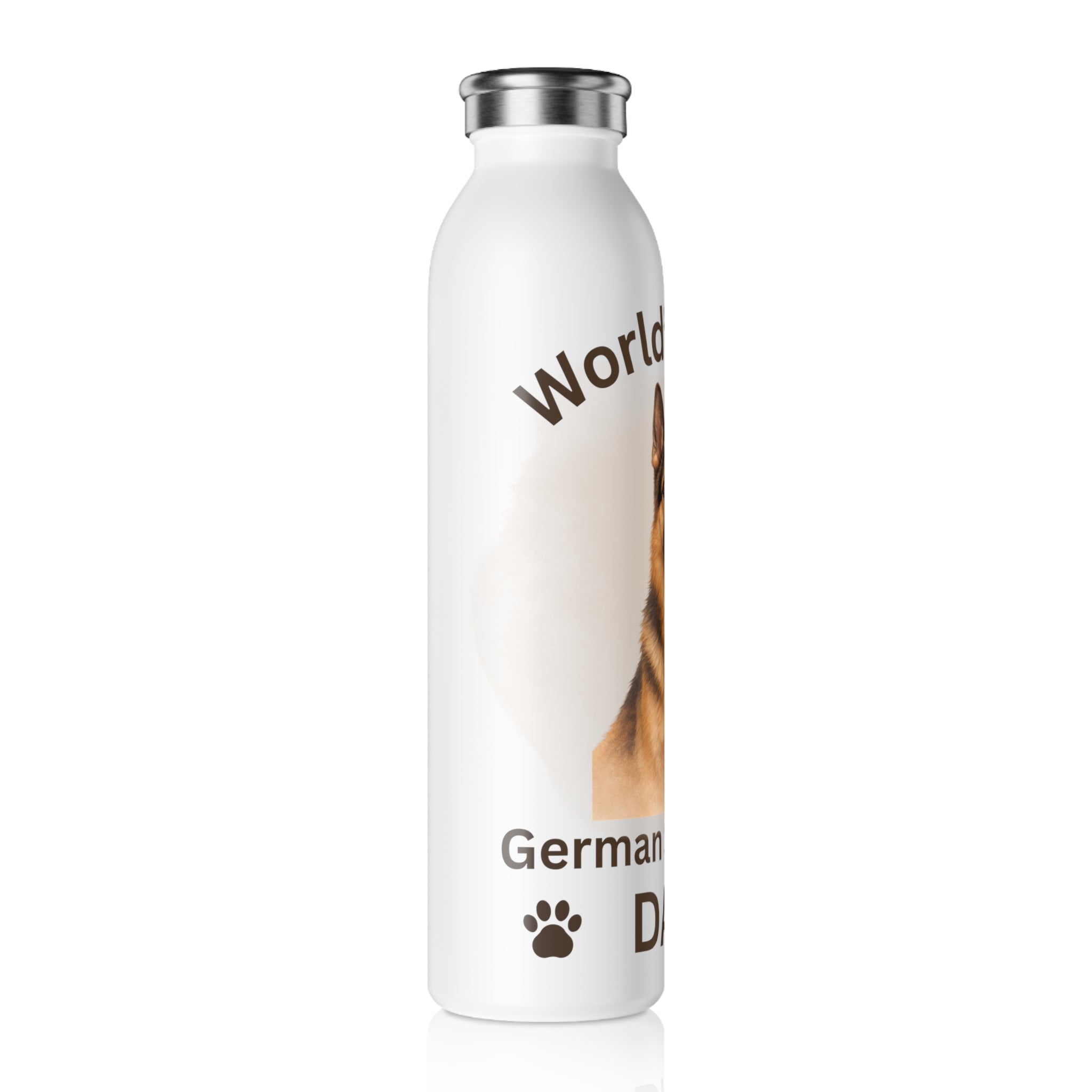 German Shepherd Dad - Premium Slim Stainless Water Bottle