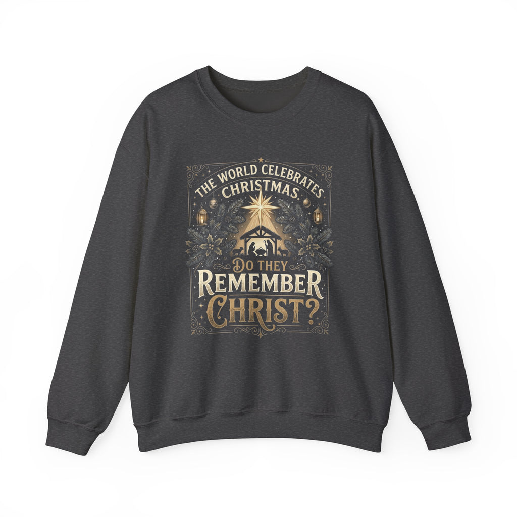 Christian Christmas Sweatshirt – Do They Remember Christ?