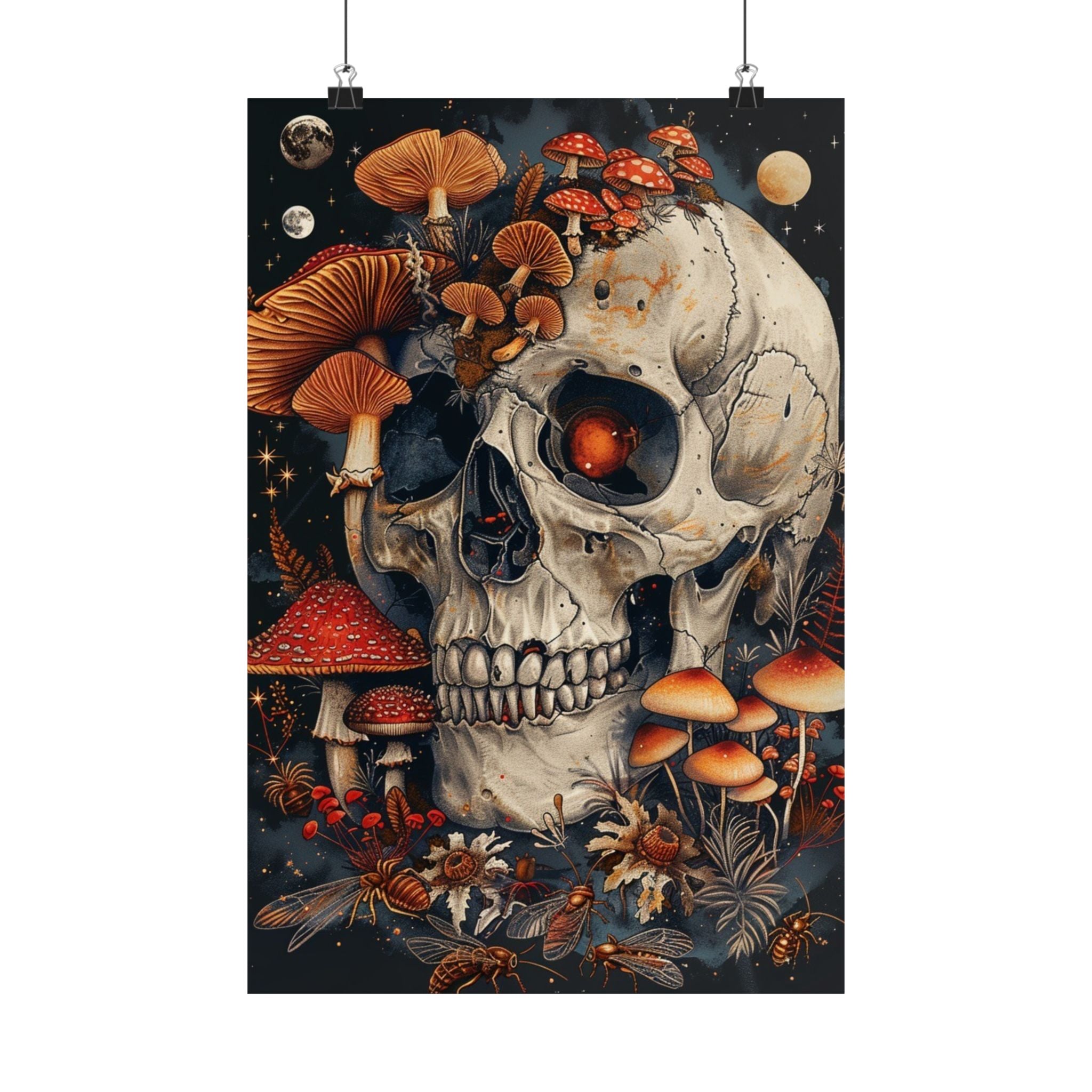 “Still Growing” — Dark Botanical Wall Art