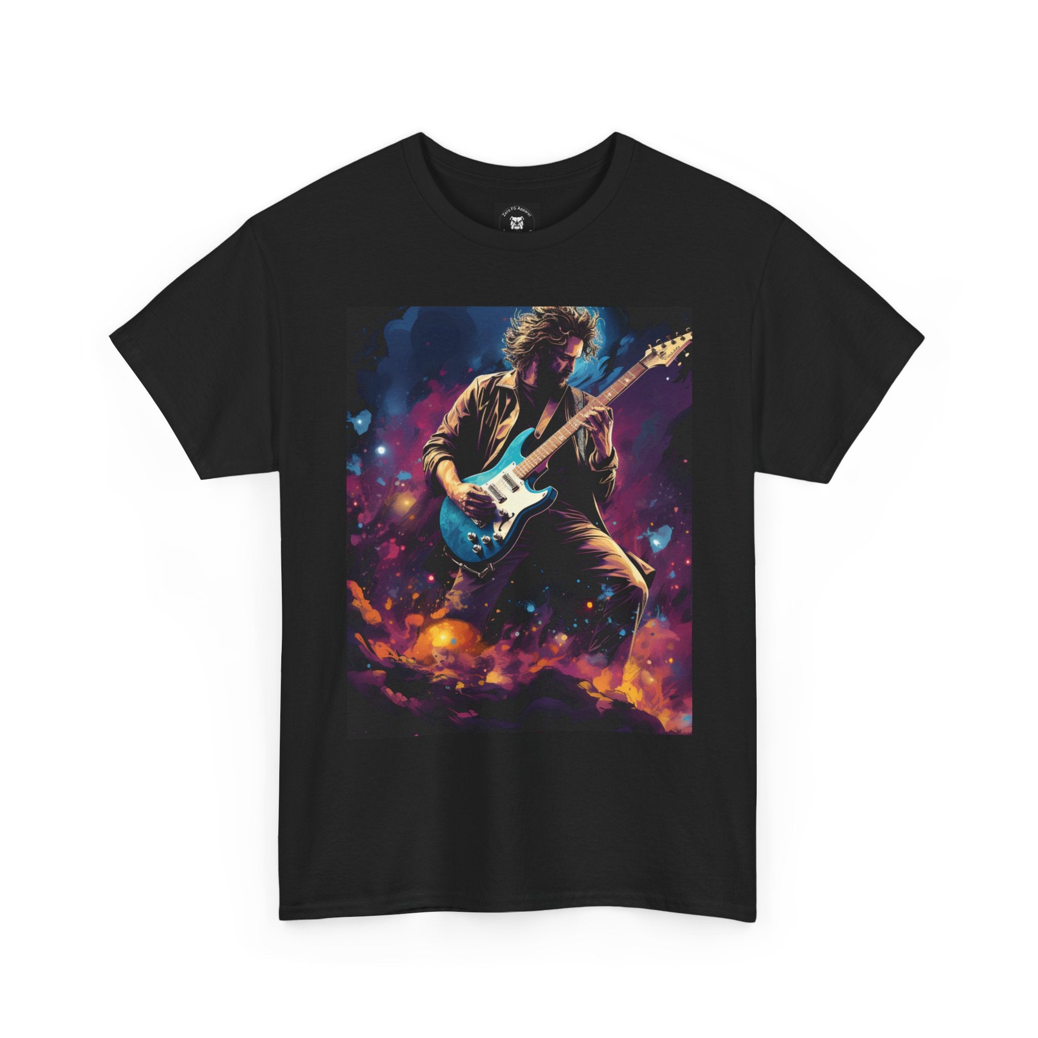 Midnight Riff – Electric Guitar Tee — Cosmic Rock Music T‑Shirt