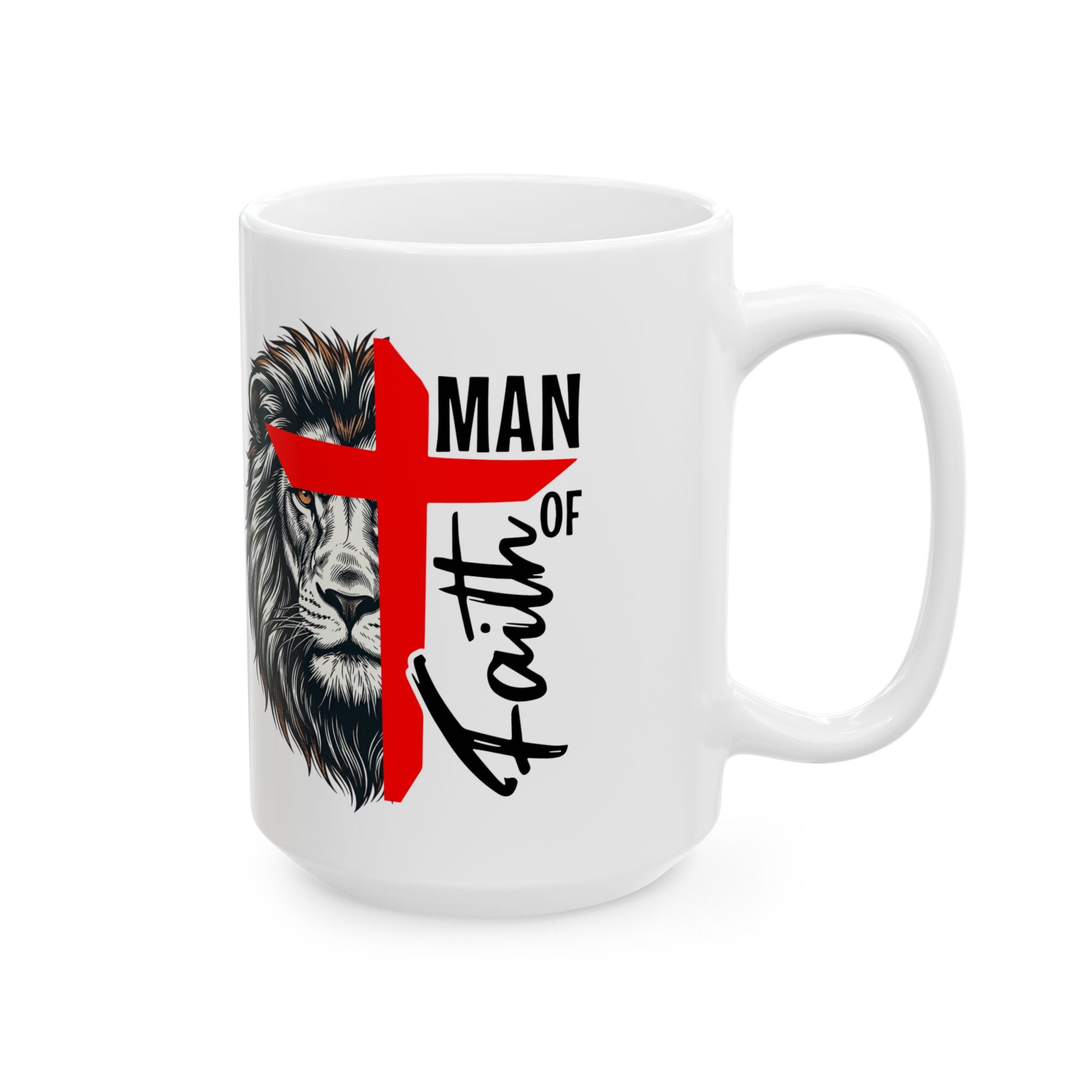 Man of Faith Ceramic Mug (11oz & 15oz Premium)