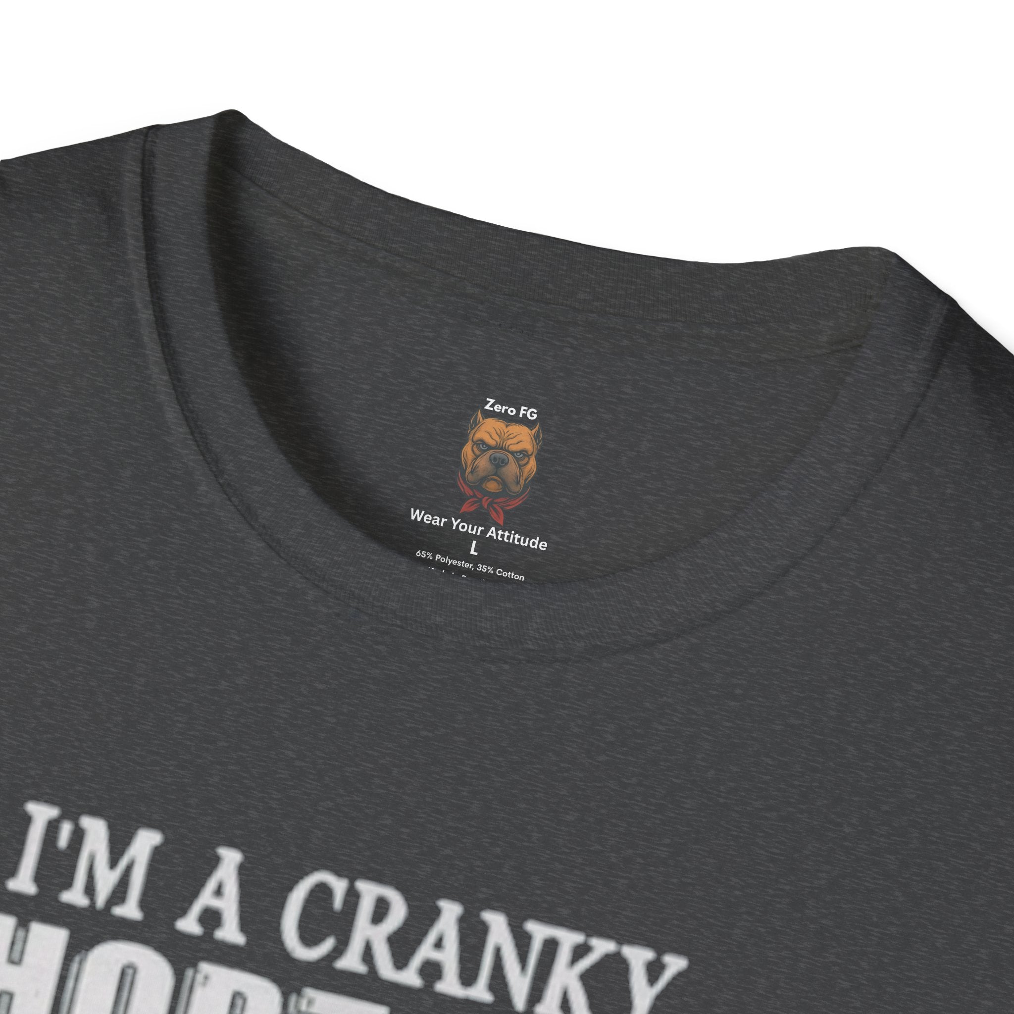 Cranky Short Girl Skeleton Tee