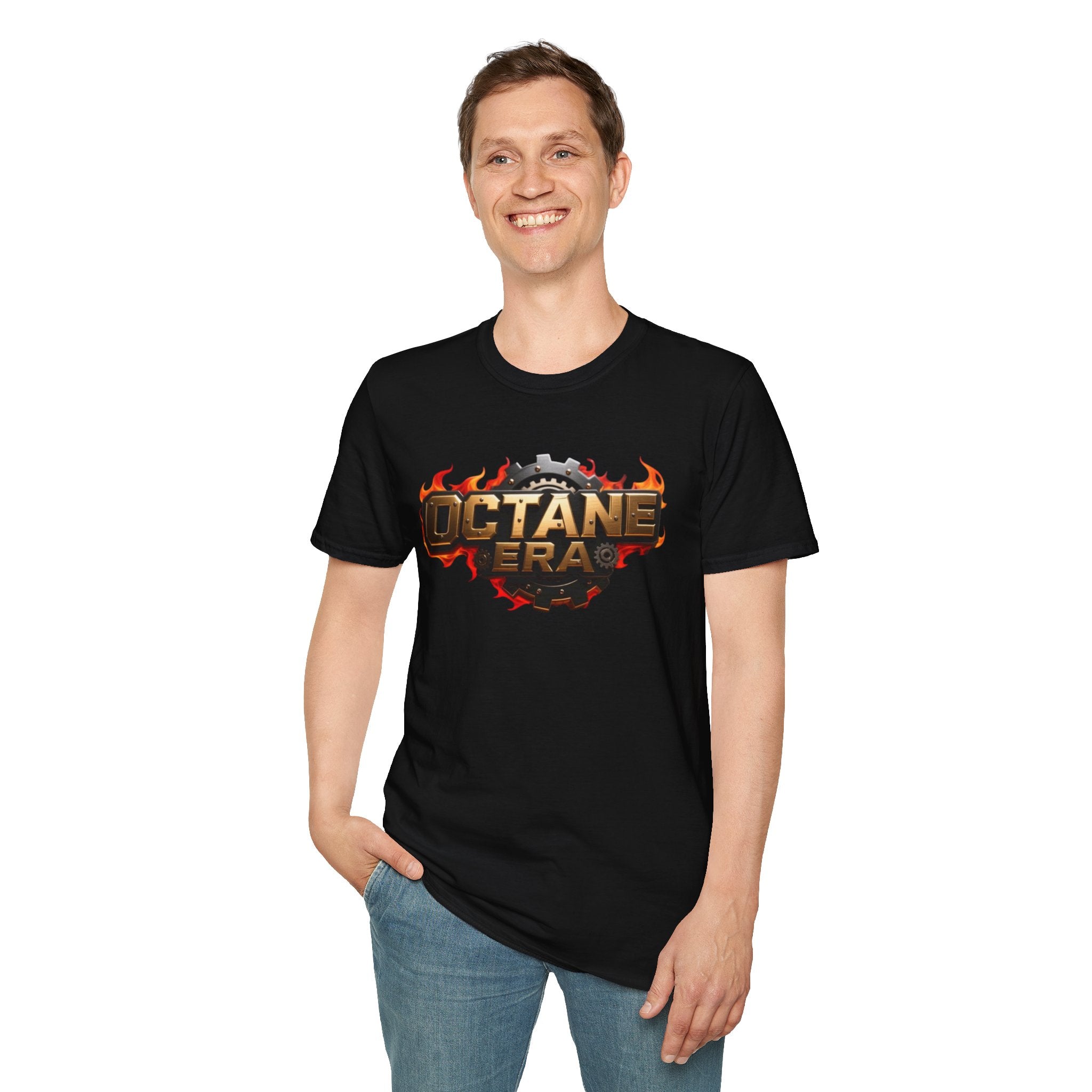 Unisex Gaming Tee - Octane Era, Retro Gamer Shirt, Casual Wear, Gift for Gamers, Video Game Merchandise, Birthday Gift