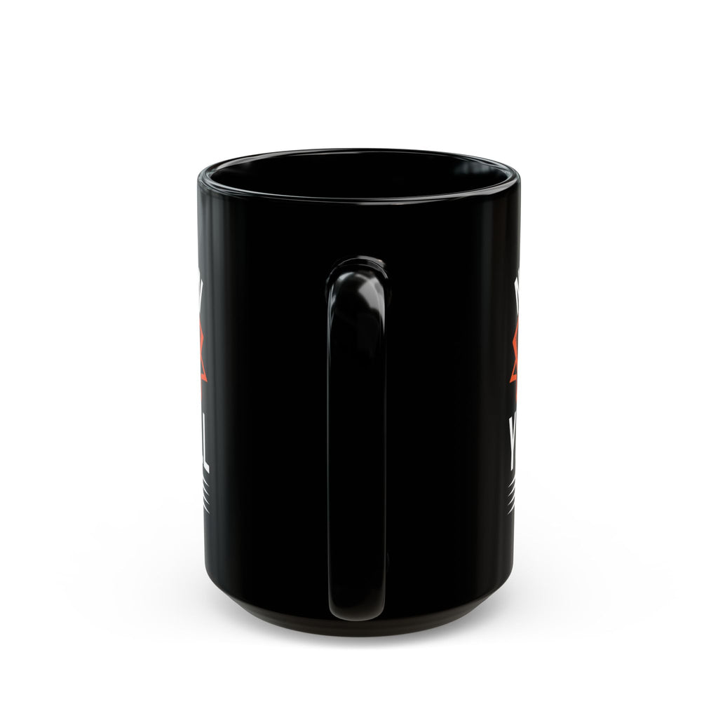 No Weapon Formed Against You Shall Prosper | Faith vs Fear Black Ceramic Mug
