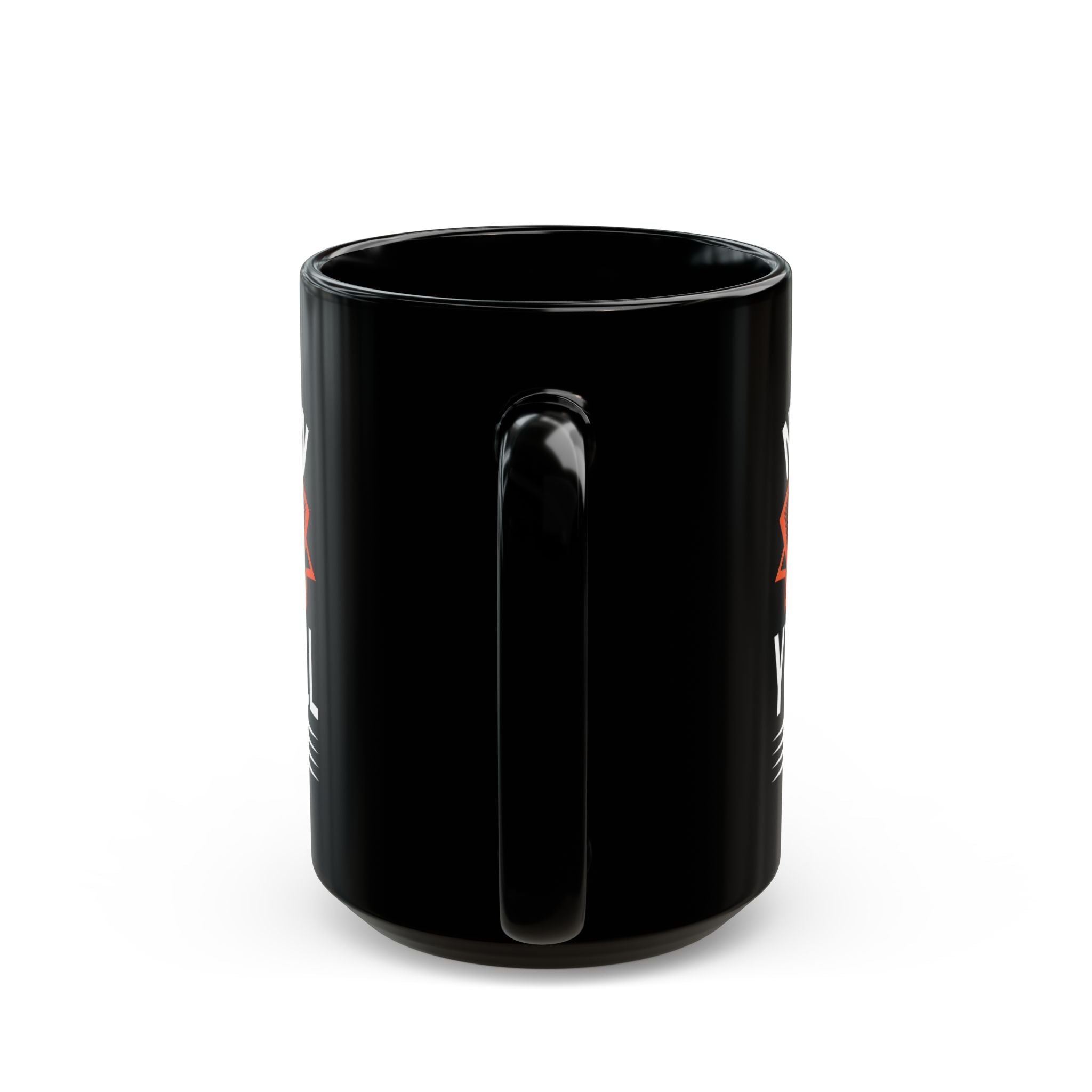 No Weapon Formed Against You Shall Prosper | Faith vs Fear Black Ceramic Mug