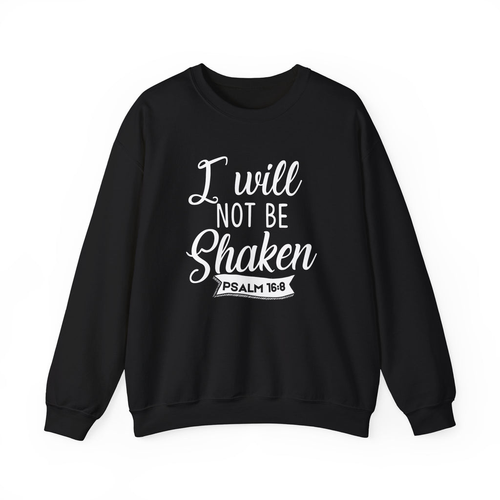 Unshaken Psalm 16:8 Sweatshirt - Premium Grit Edition