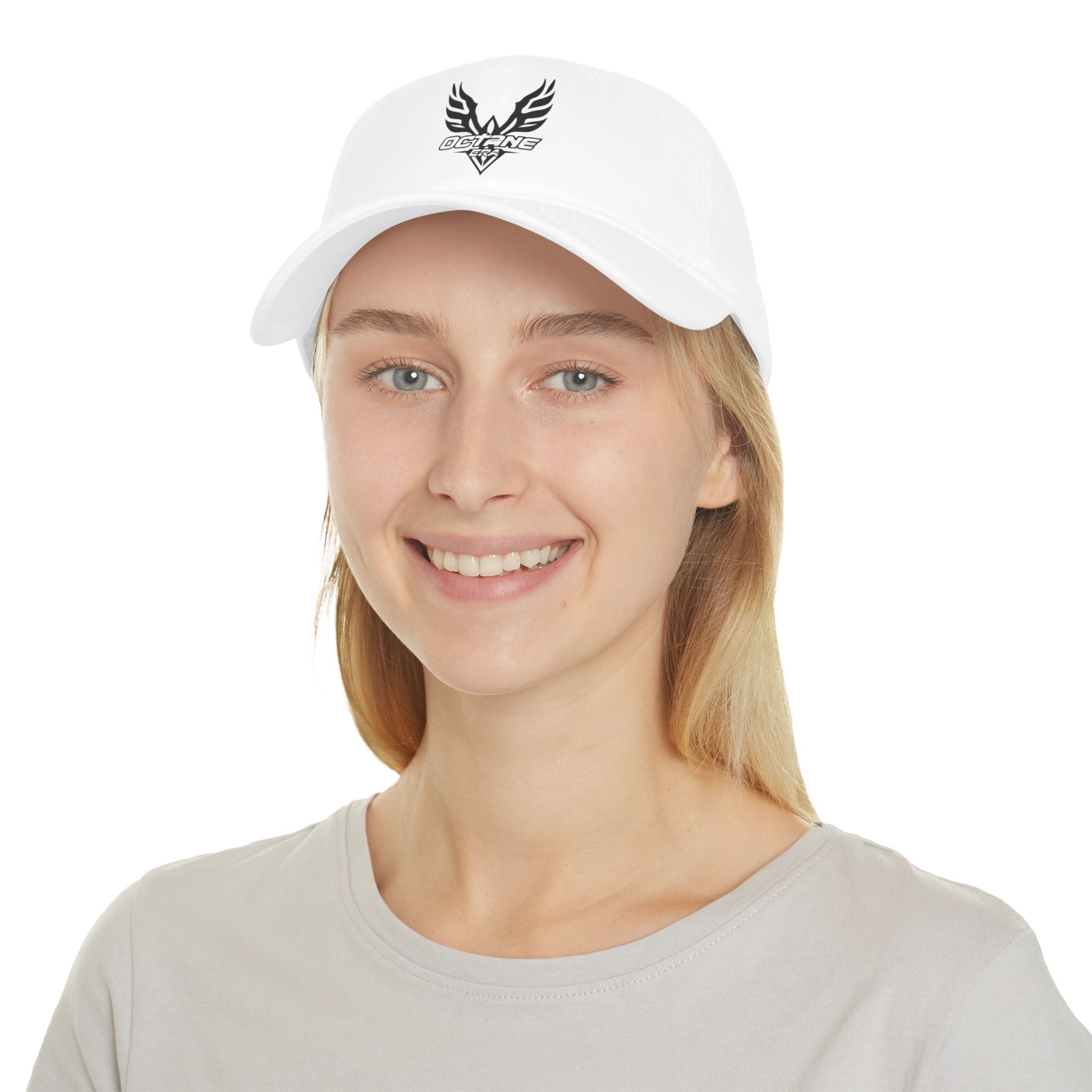 Sporty Low Profile Baseball Cap with Phoenix Design