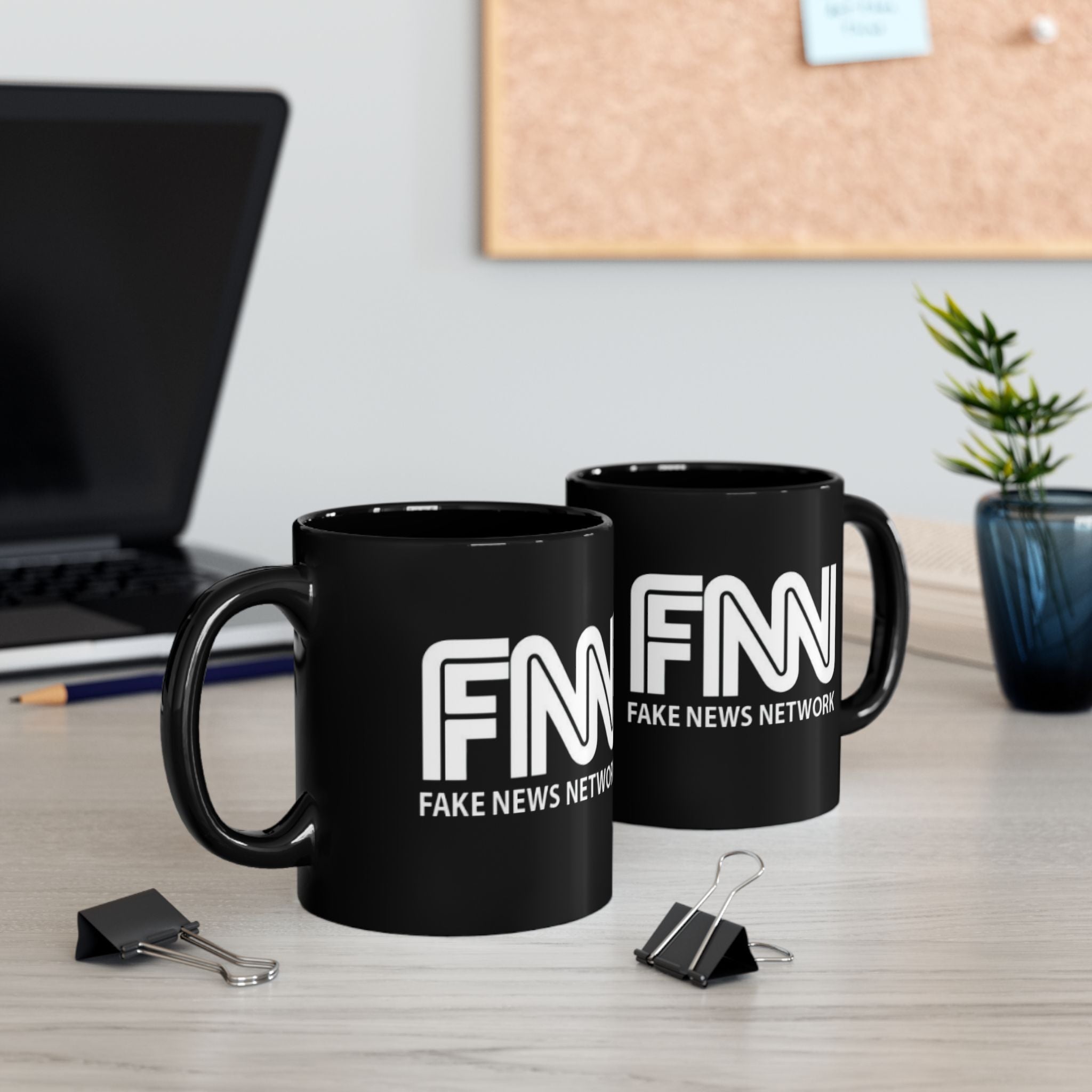Fake News Network Black Coffee Mug – 11oz/15oz