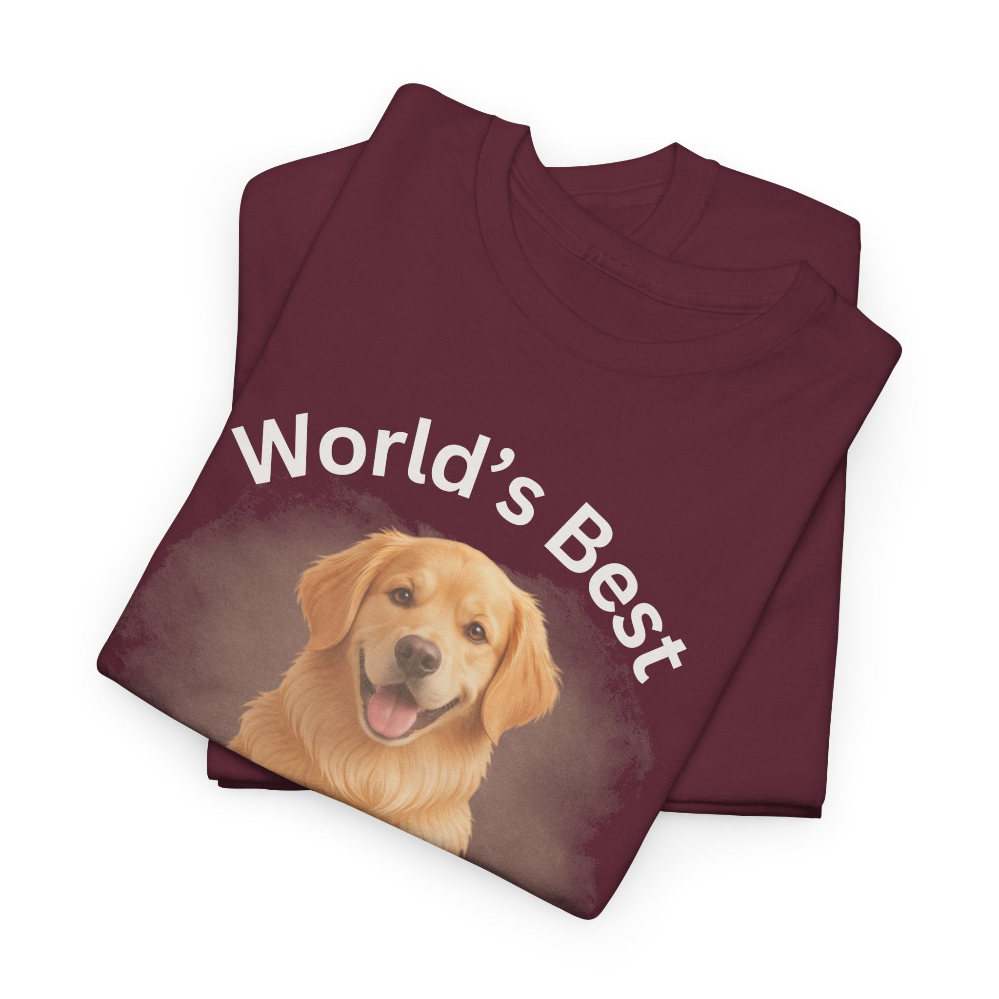 World’s Best Golden Retriever Mom - Premium Cotton T-Shirt