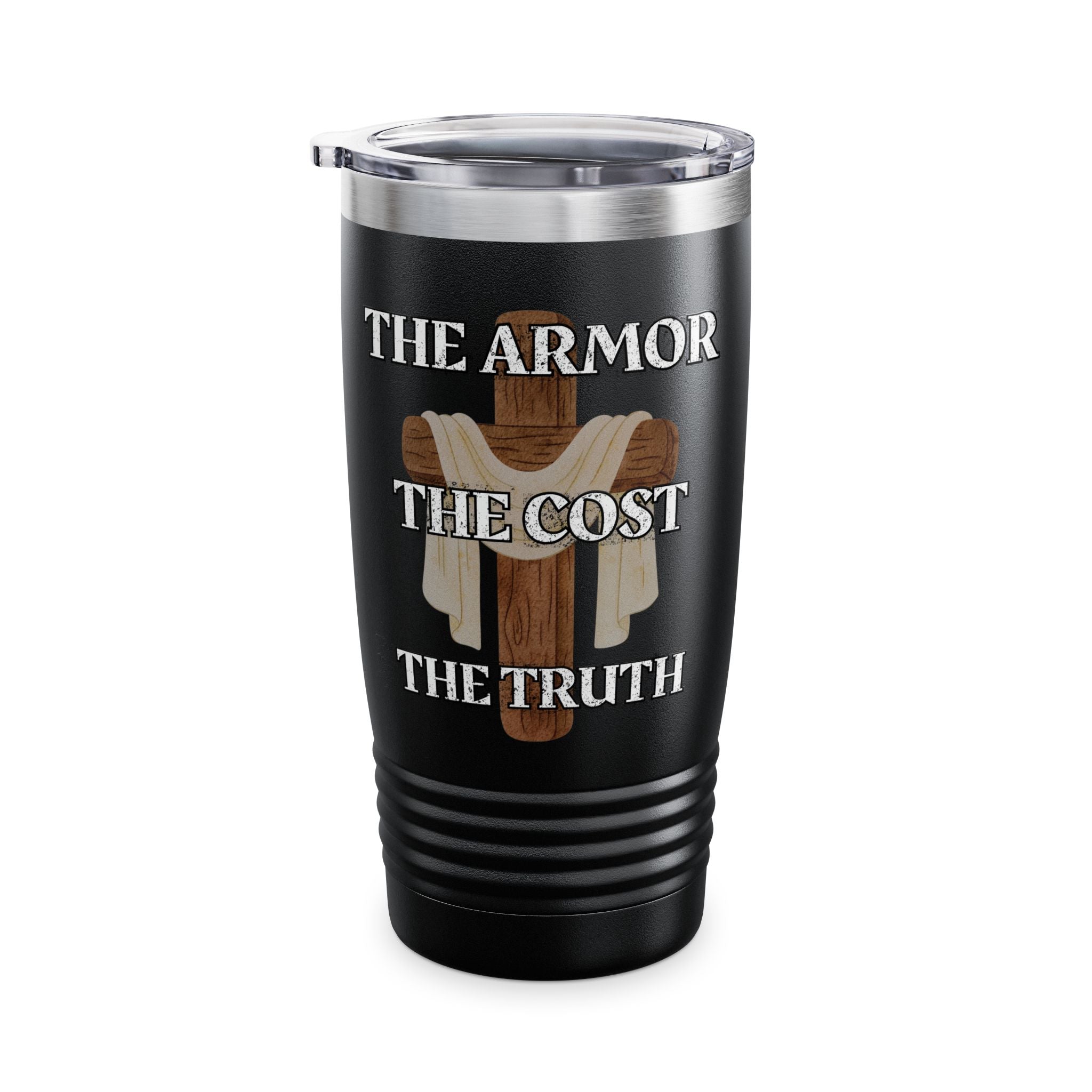The Armor, The Cost, The Truth — 20oz Premium Stainless Tumbler