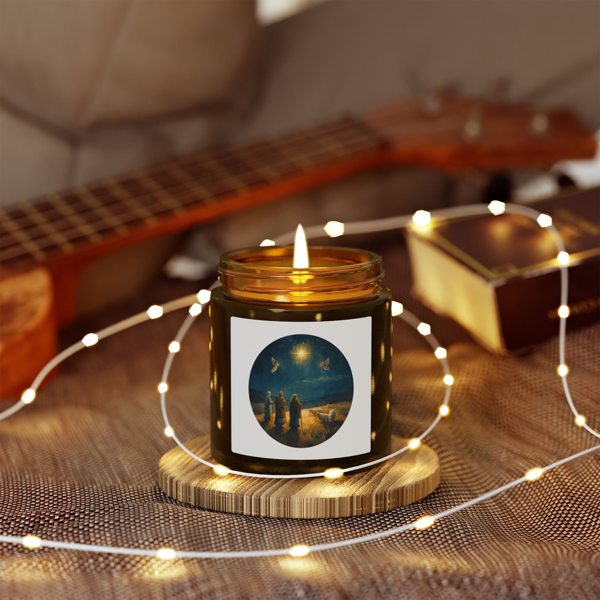 Nativity Star Candle – Holiday Jar (4oz / 9oz)