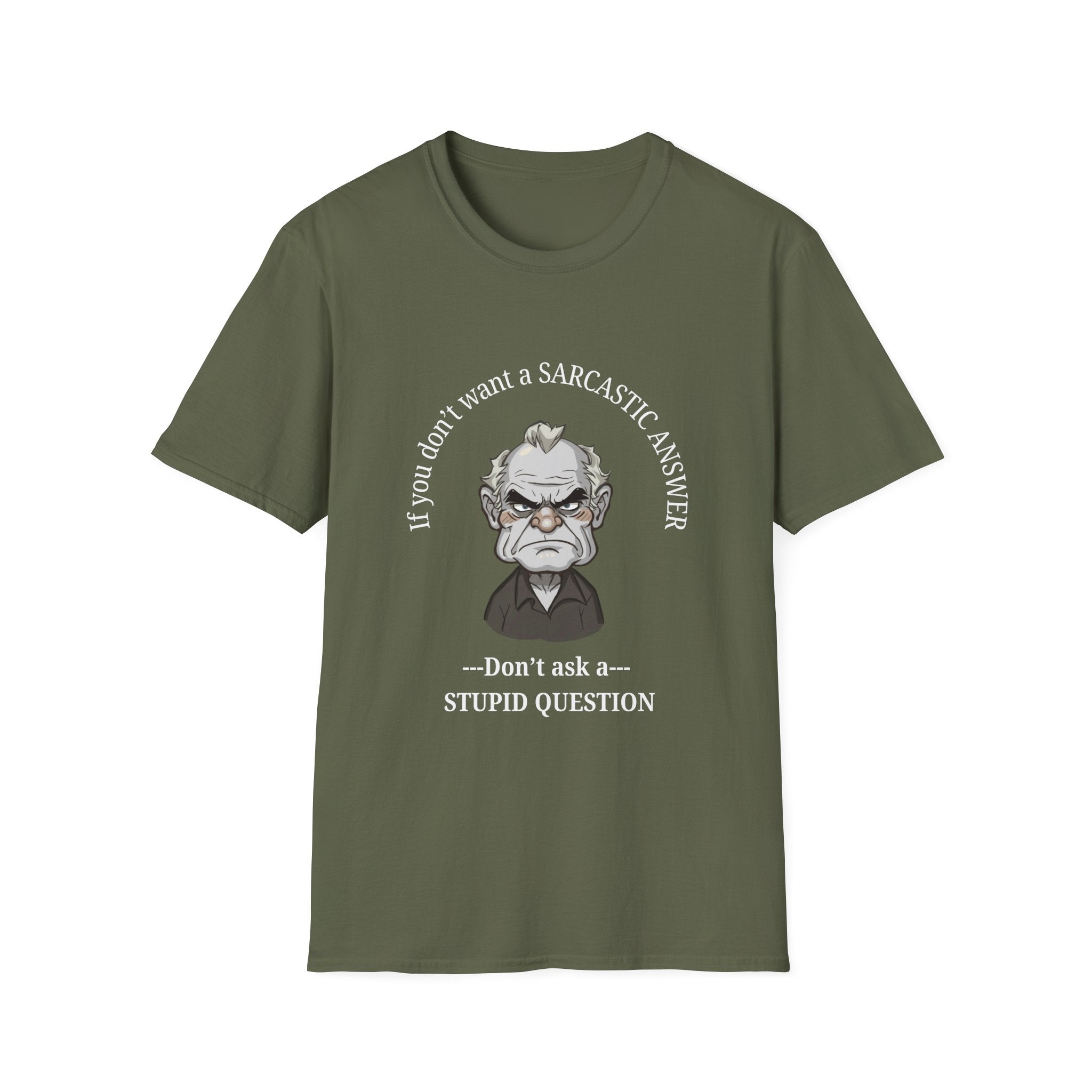 Sarcastic Answer Tee (Dark)