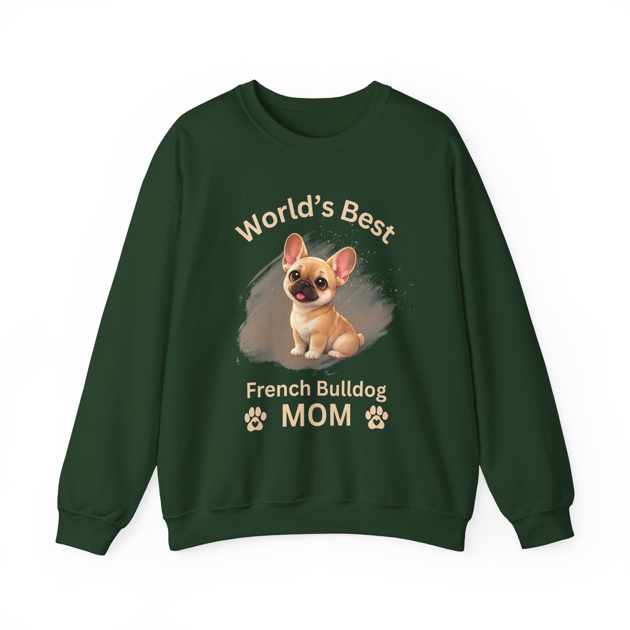 World's Best French Bulldog Mom - Premium Crewneck Sweatshirt