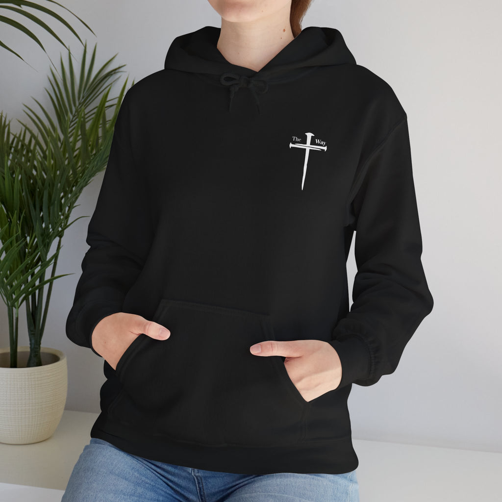 The Way Cross Hoodie – Front & Back Faith Design