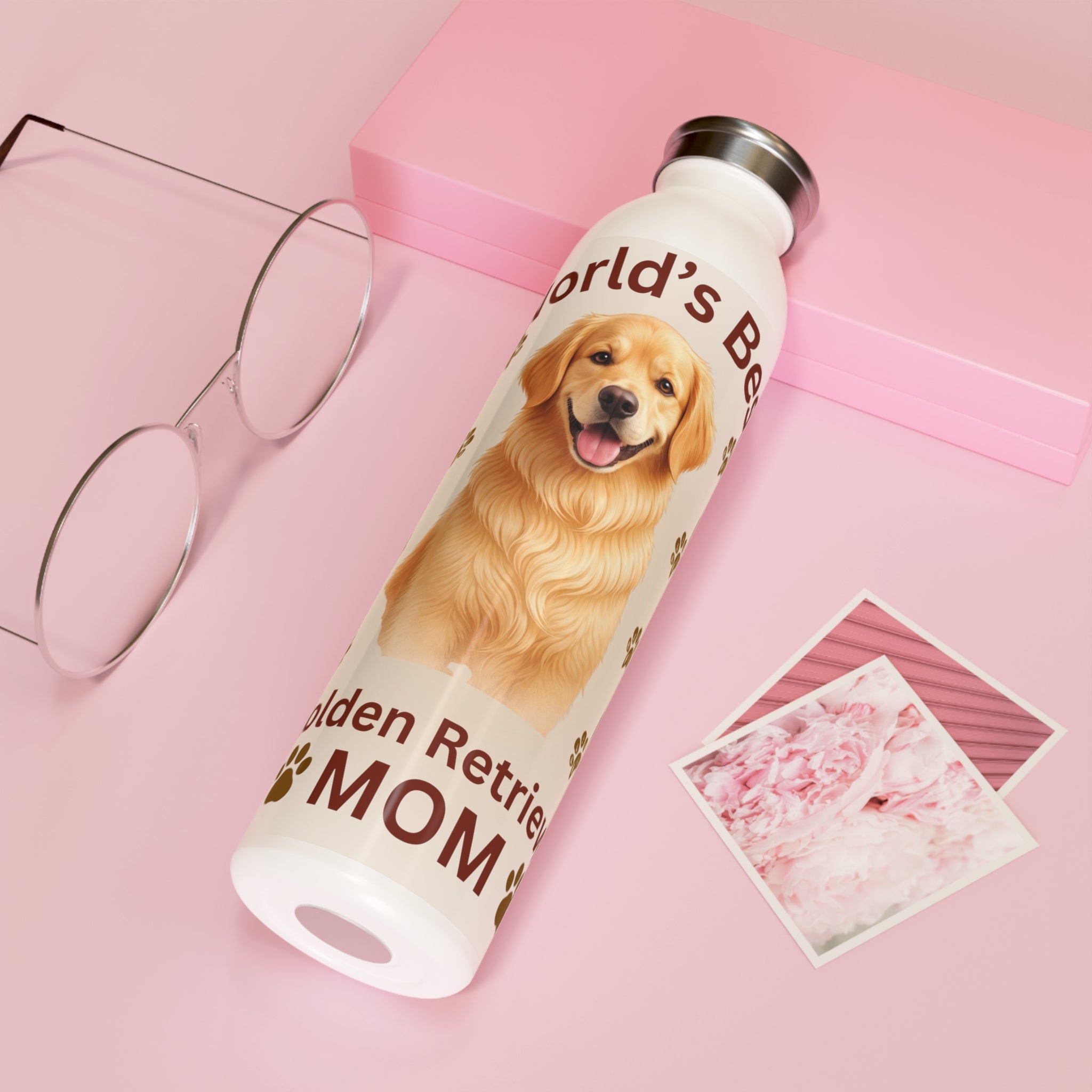 World’s Best Golden Retriever Mom - 20oz Insulated Adventure Bottle
