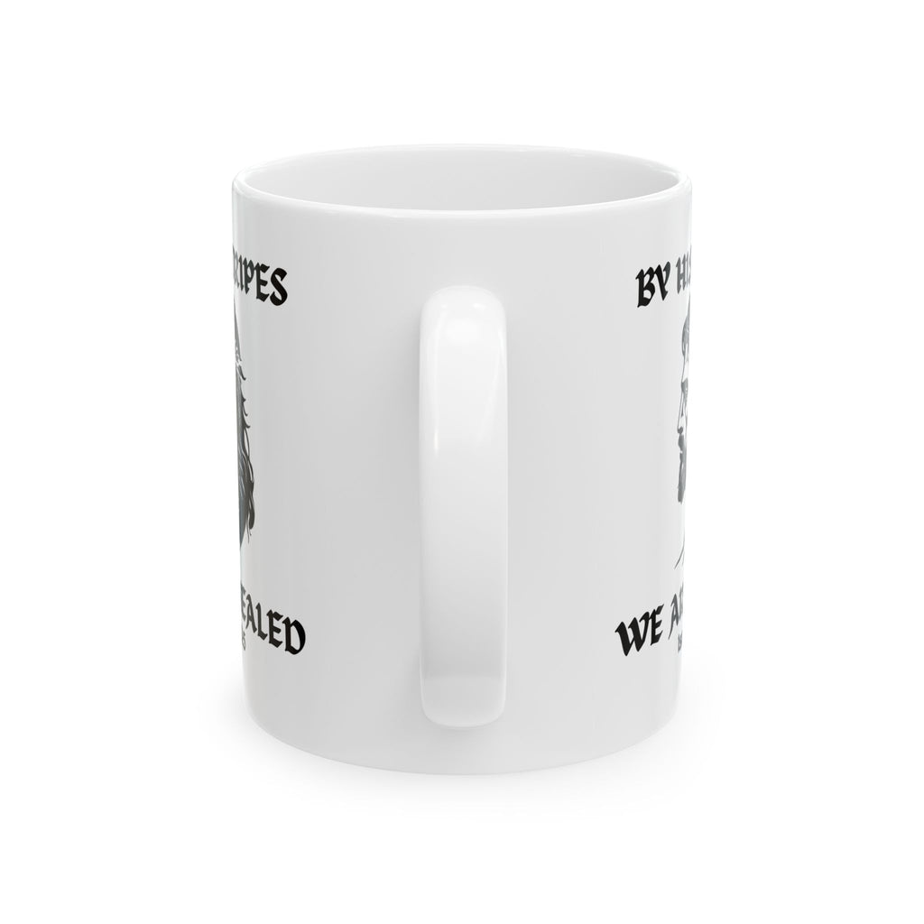 By His Stripes — Premium 15oz Warrior Mug