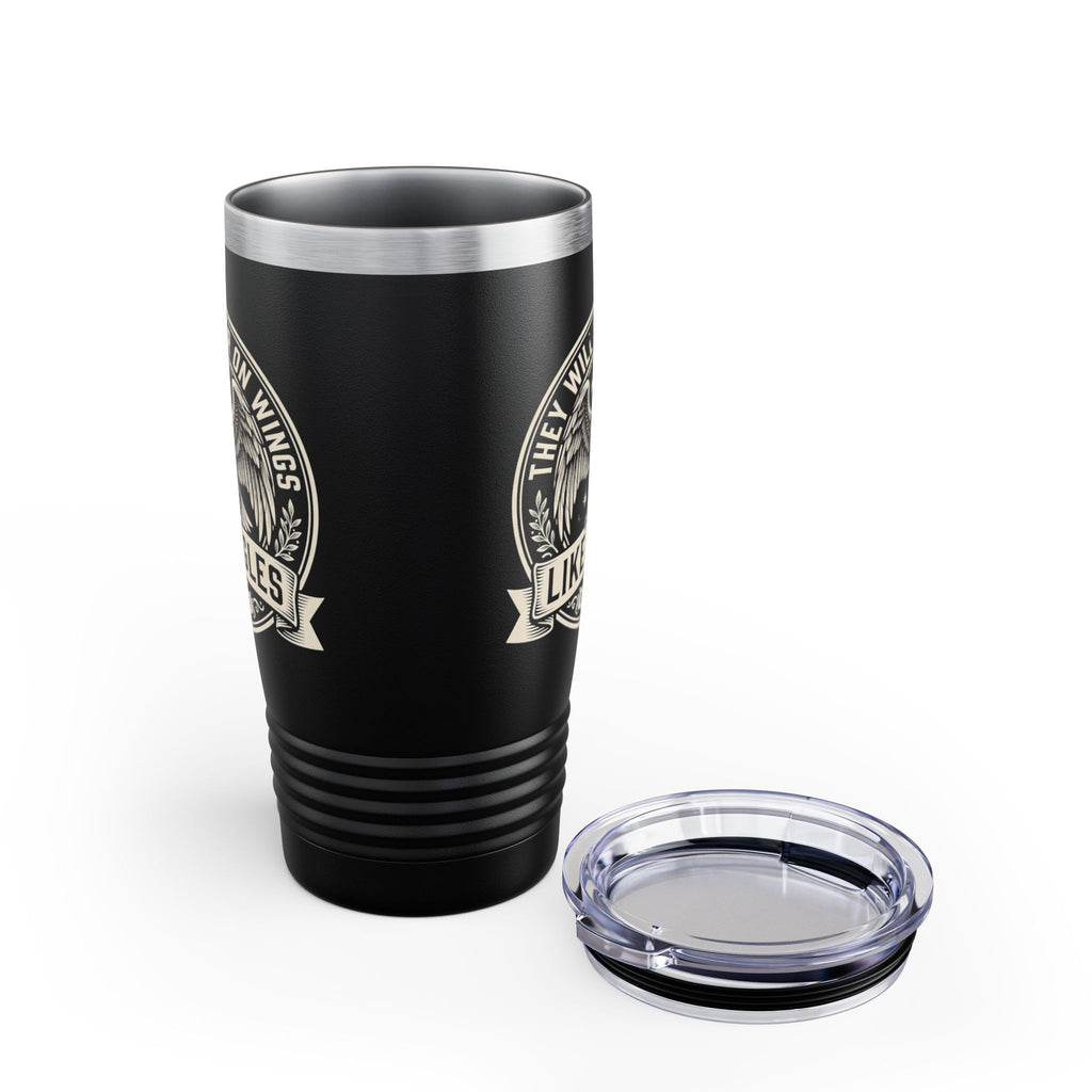 Eagle Emblem Tumbler — They Will Soar on Wings Like Eagles | Isaiah 40:31
